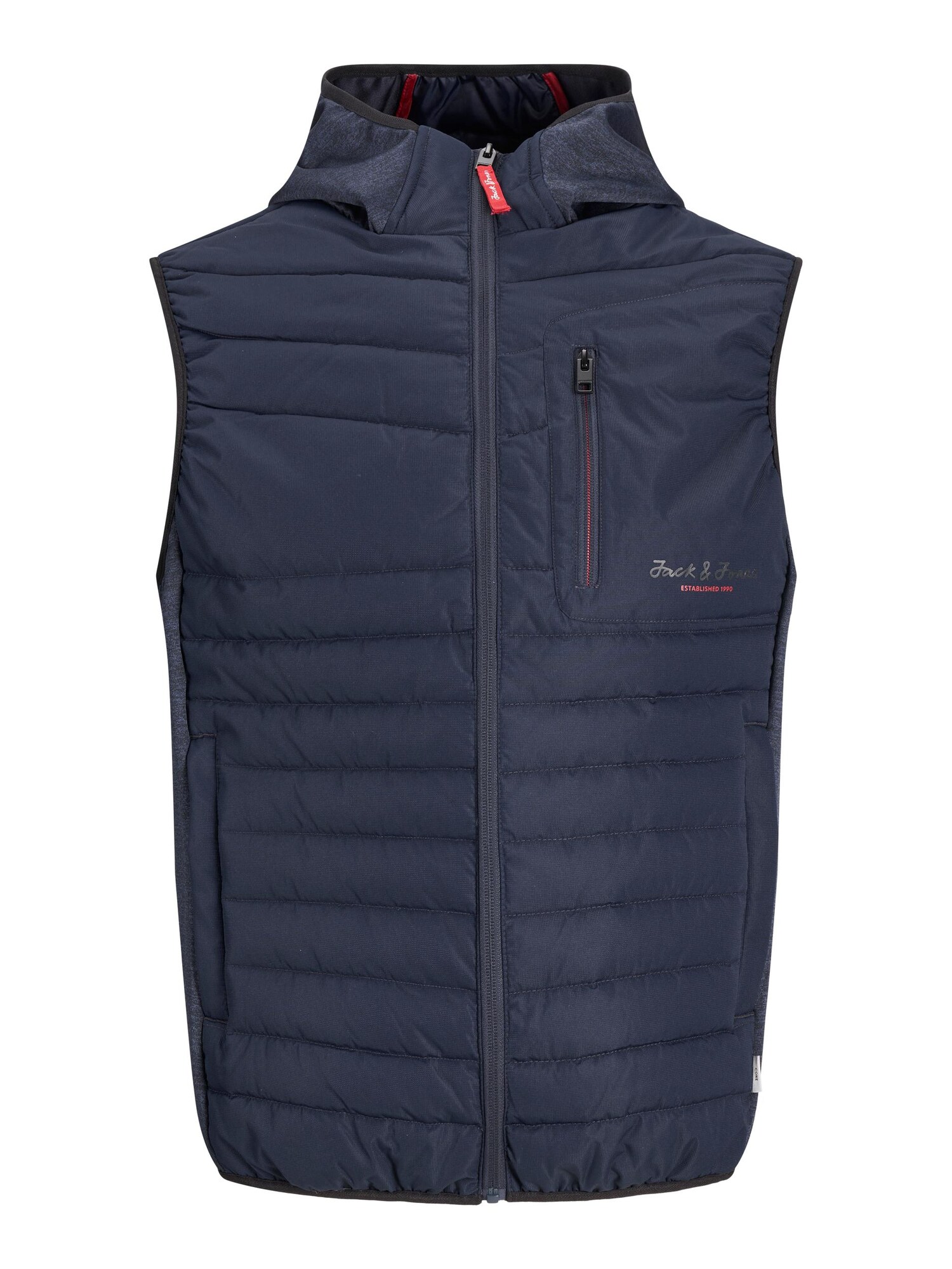 JACK & JONES Brezrokavnik 'Berg'  mornarska