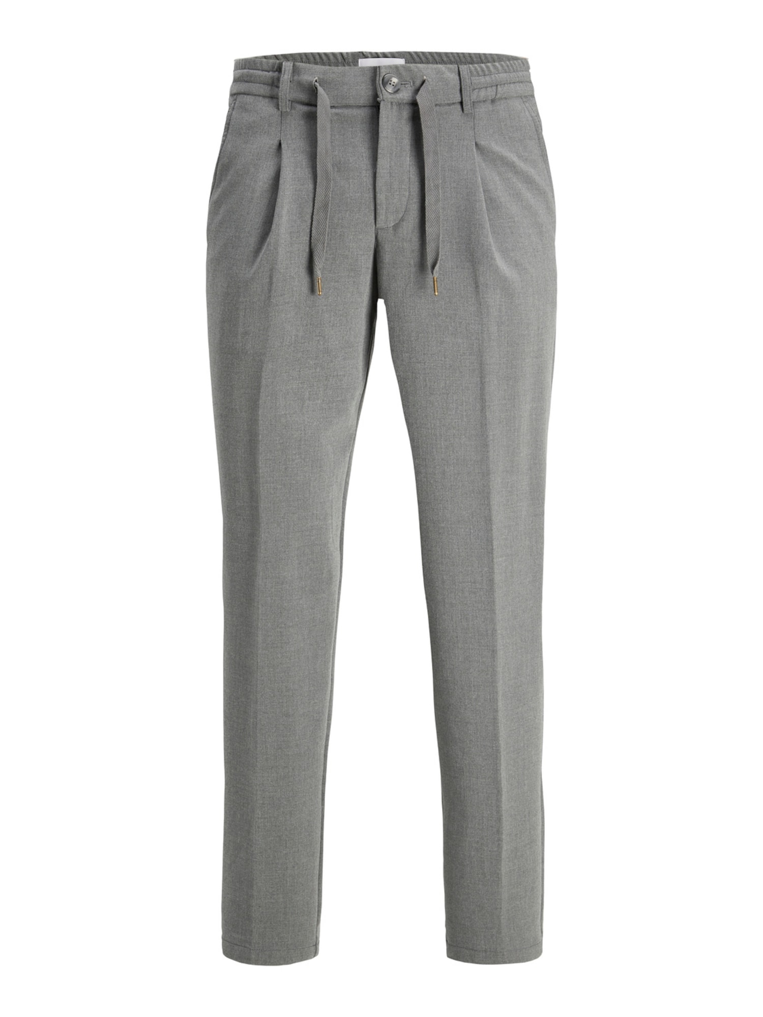 JACK & JONES Hlače z naborki 'Bill'  siva