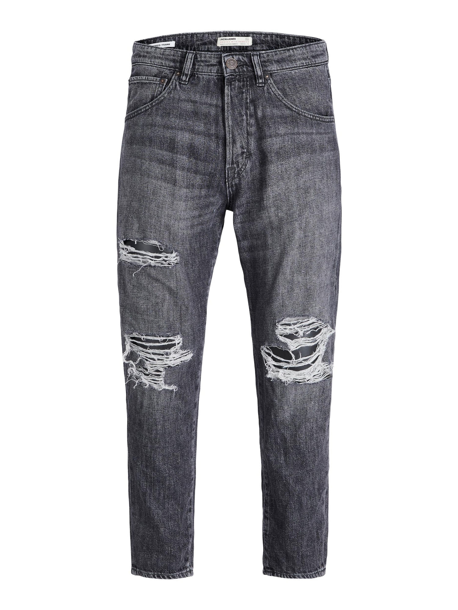 JACK & JONES Kavbojke 'CHRIS'  črn denim