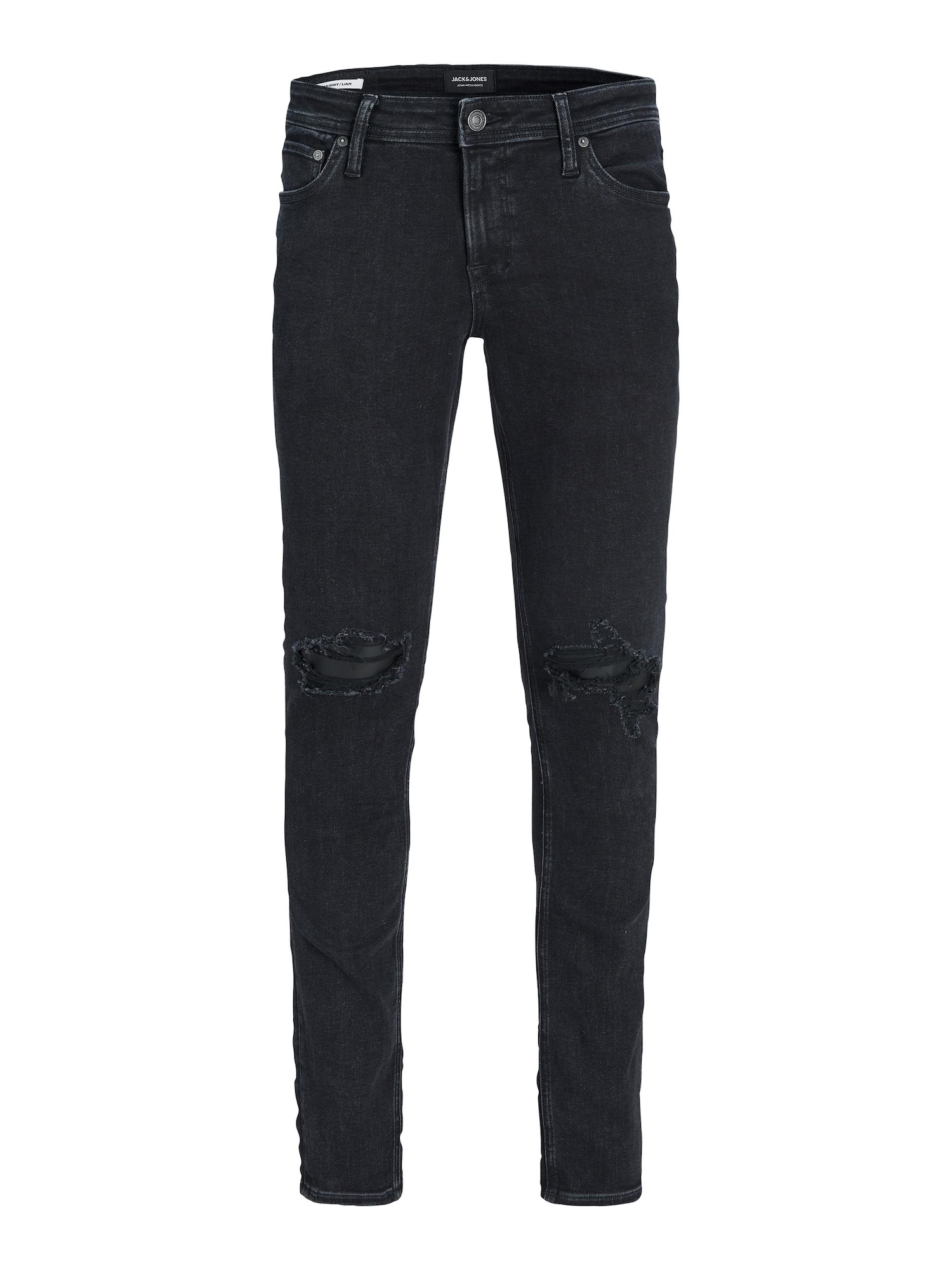 JACK & JONES Kavbojke 'Liam'  črn denim