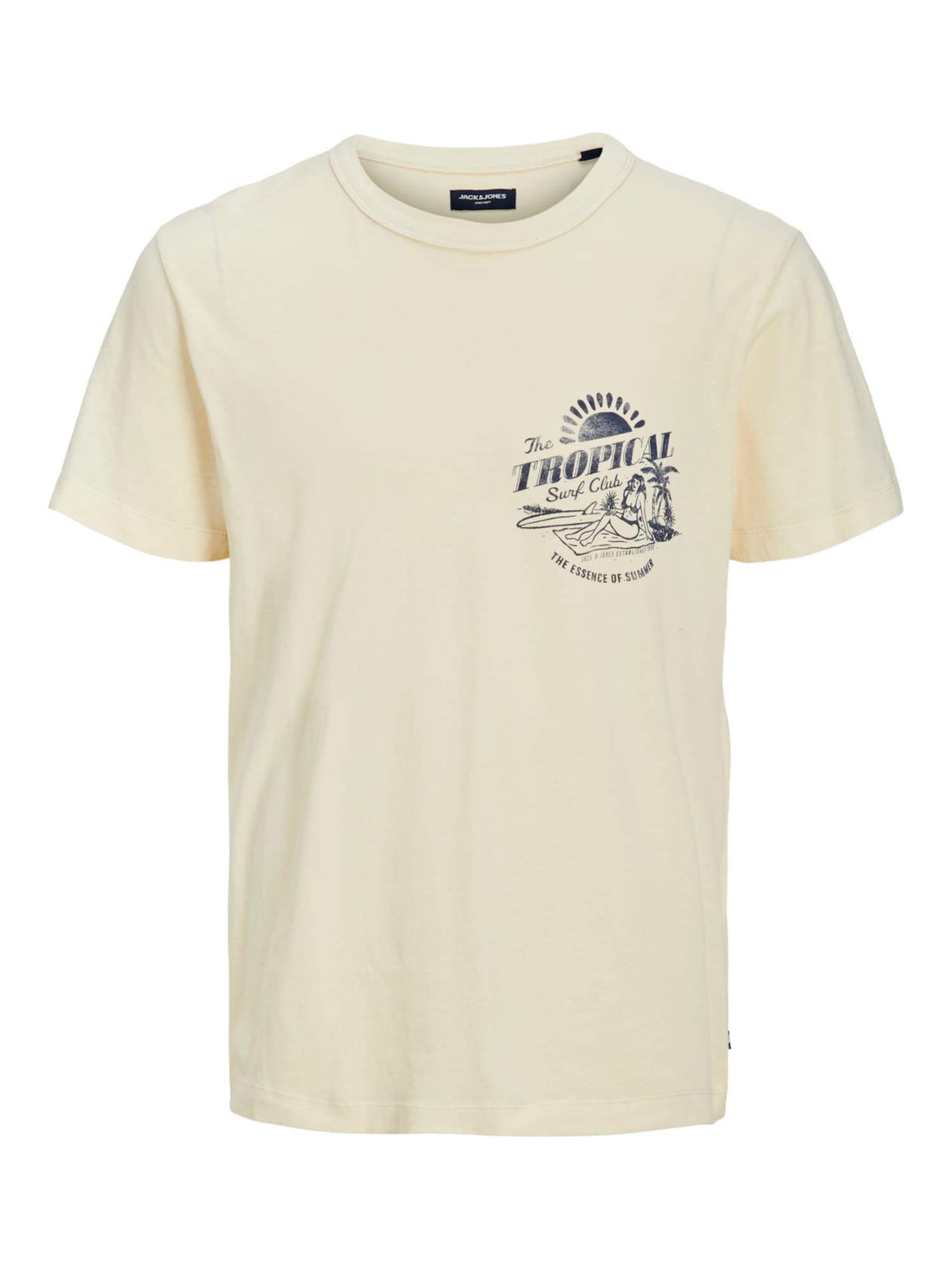 JACK & JONES Majica 'Blubryson'  pastelno rumena / grafit