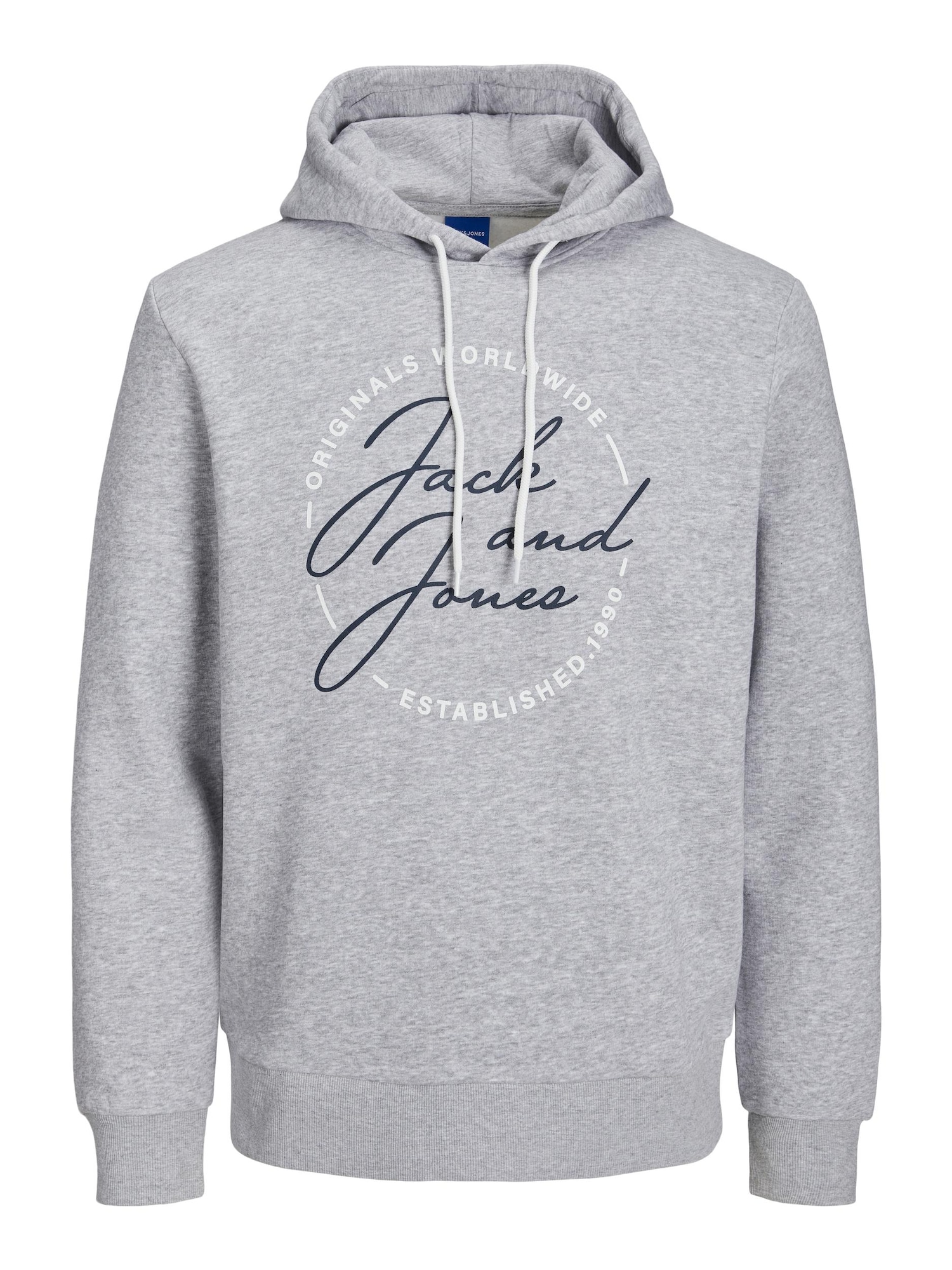 JACK & JONES Majica 'JERRYS'  marine / siva / bela