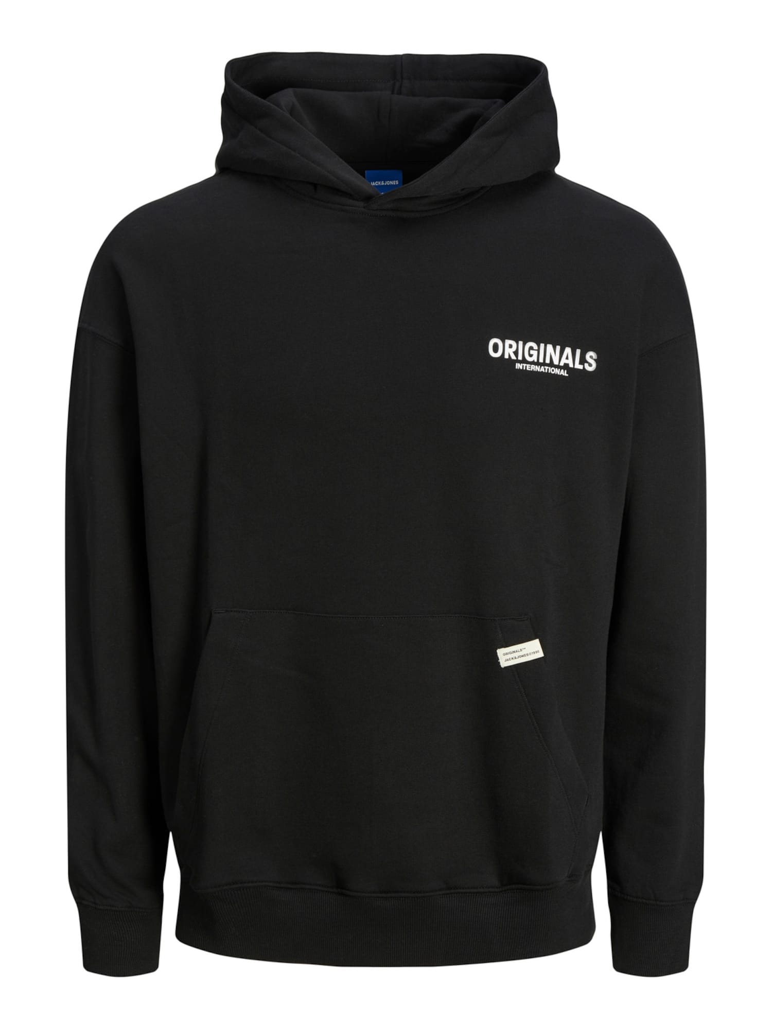JACK & JONES Majica  črna / bela