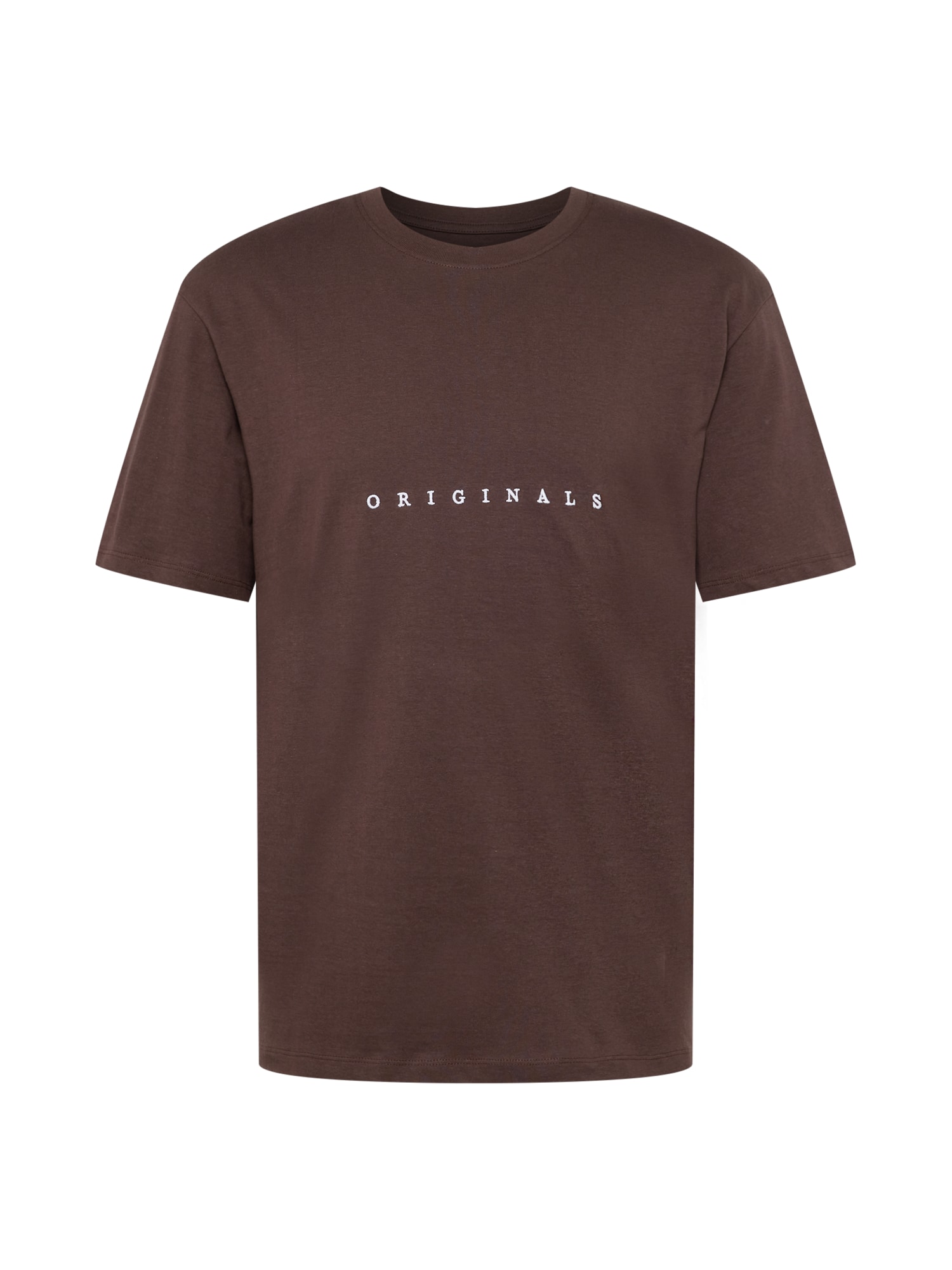 JACK & JONES Majica  mokka / bela