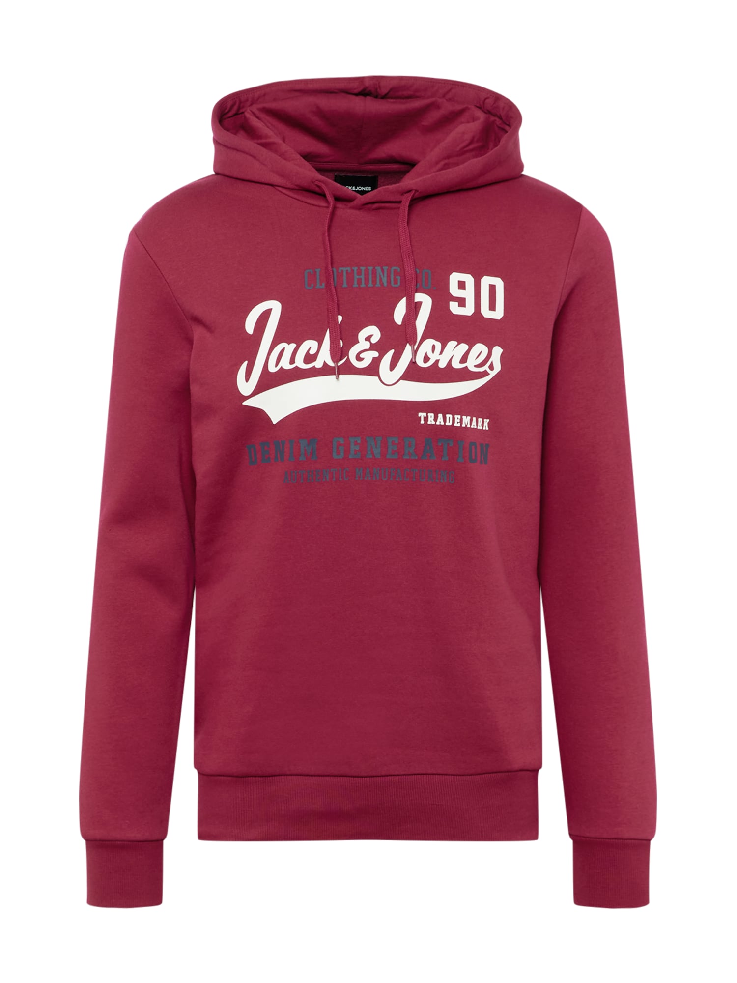 JACK & JONES Majica  mornarska / rubin rdeča / bela