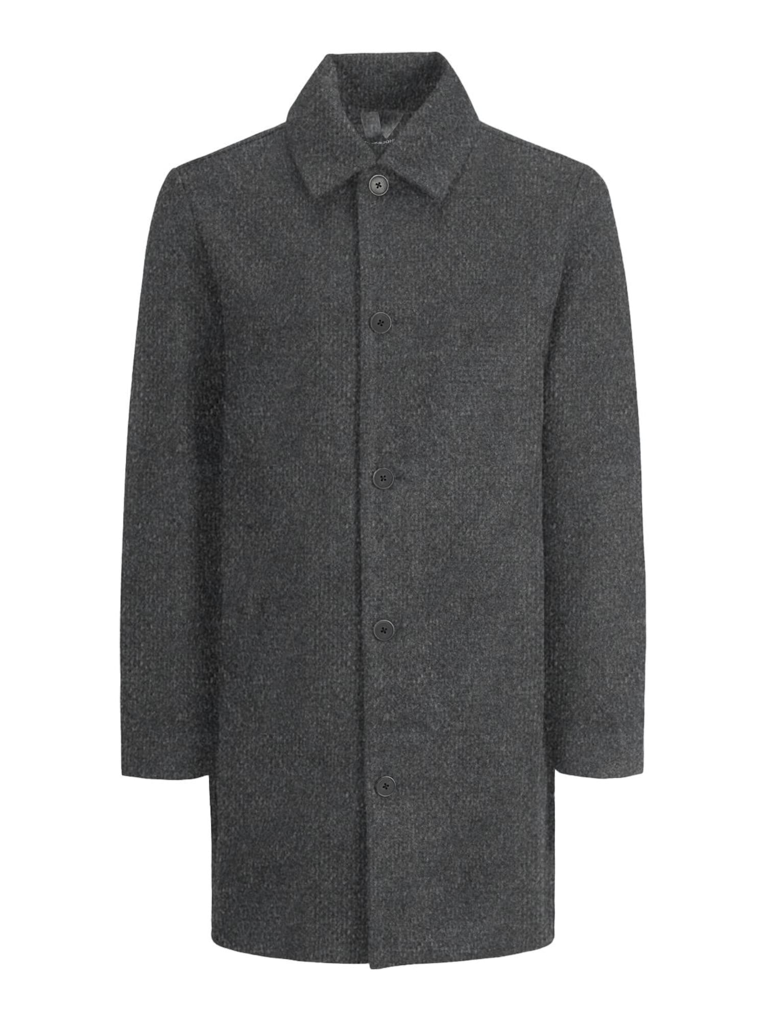 JACK & JONES Prehoden plašč 'Toby'  pegasto siva