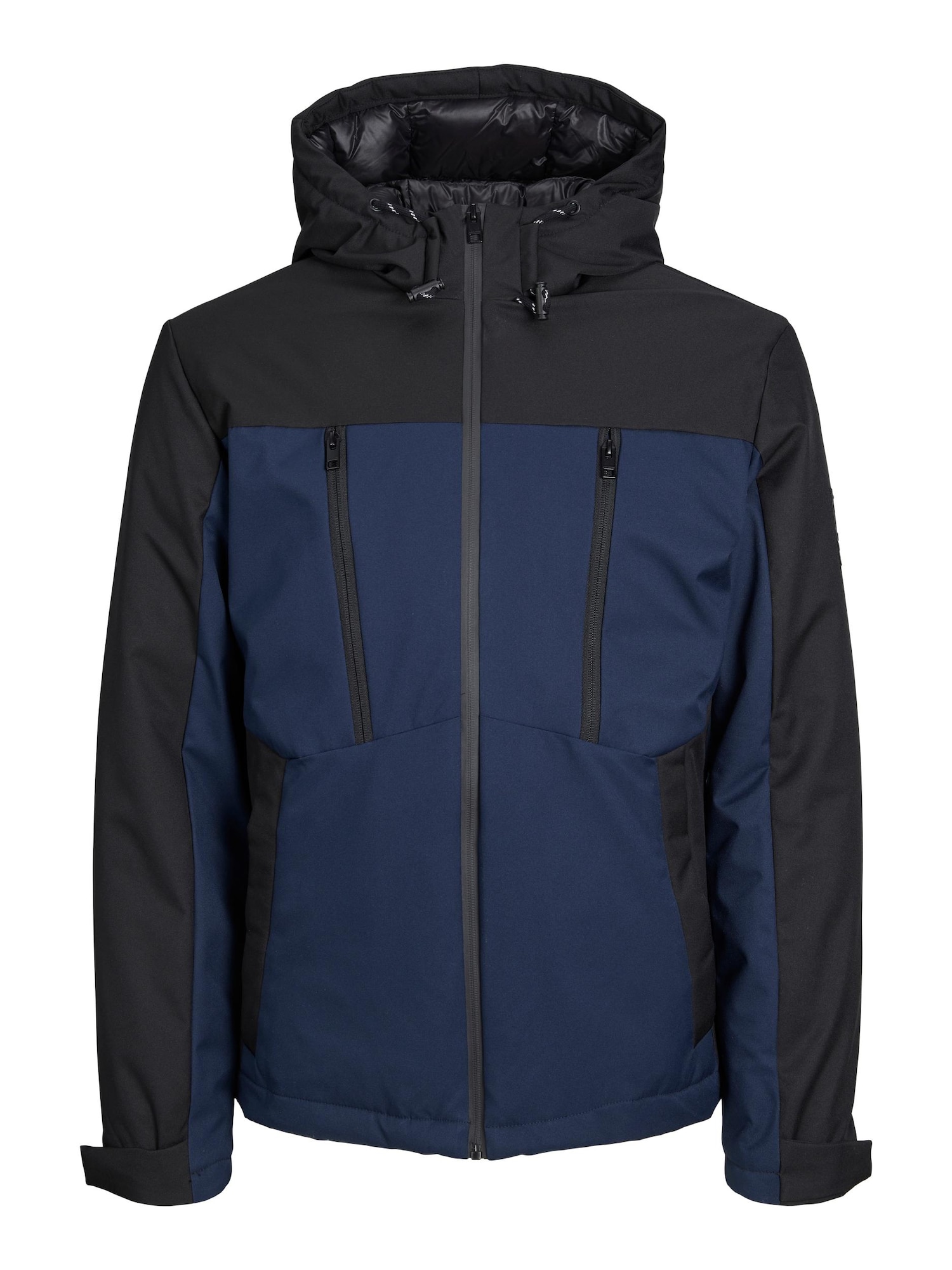 JACK & JONES Prehodna jakna 'Abel'  mornarska / črna
