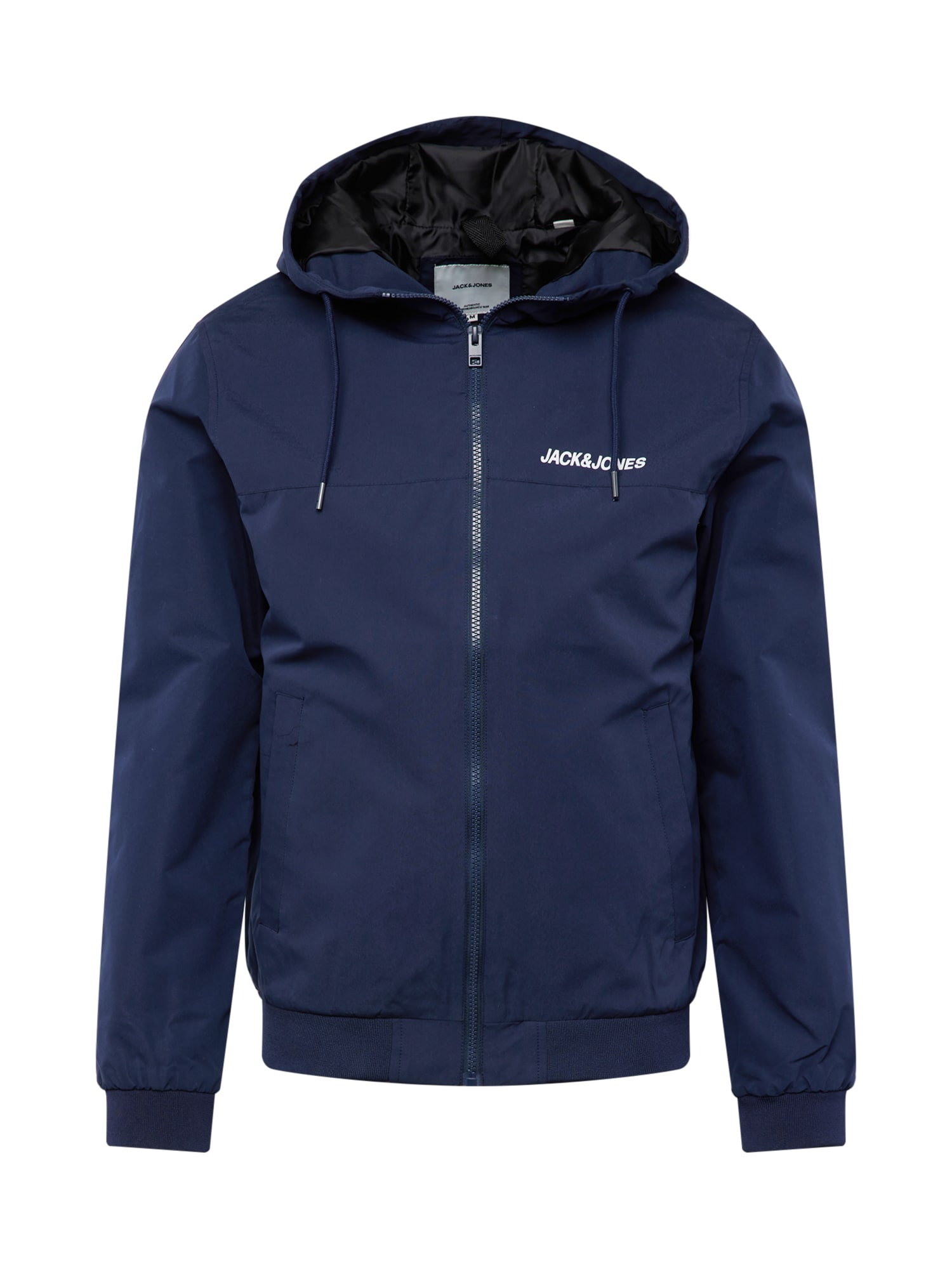 JACK & JONES Prehodna jakna 'Rush'  mornarska / bela