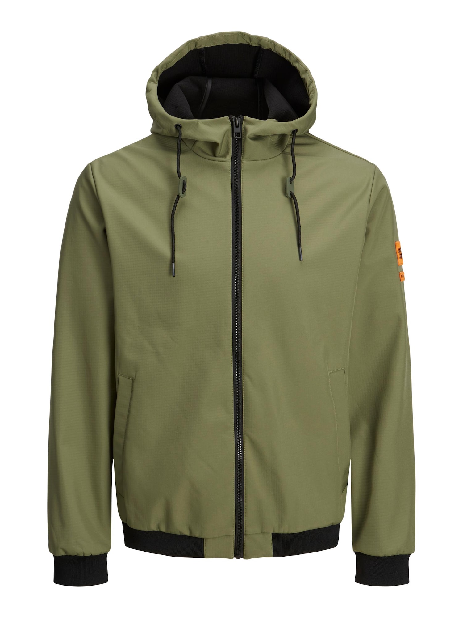 JACK & JONES Prehodna jakna  kaki / črna