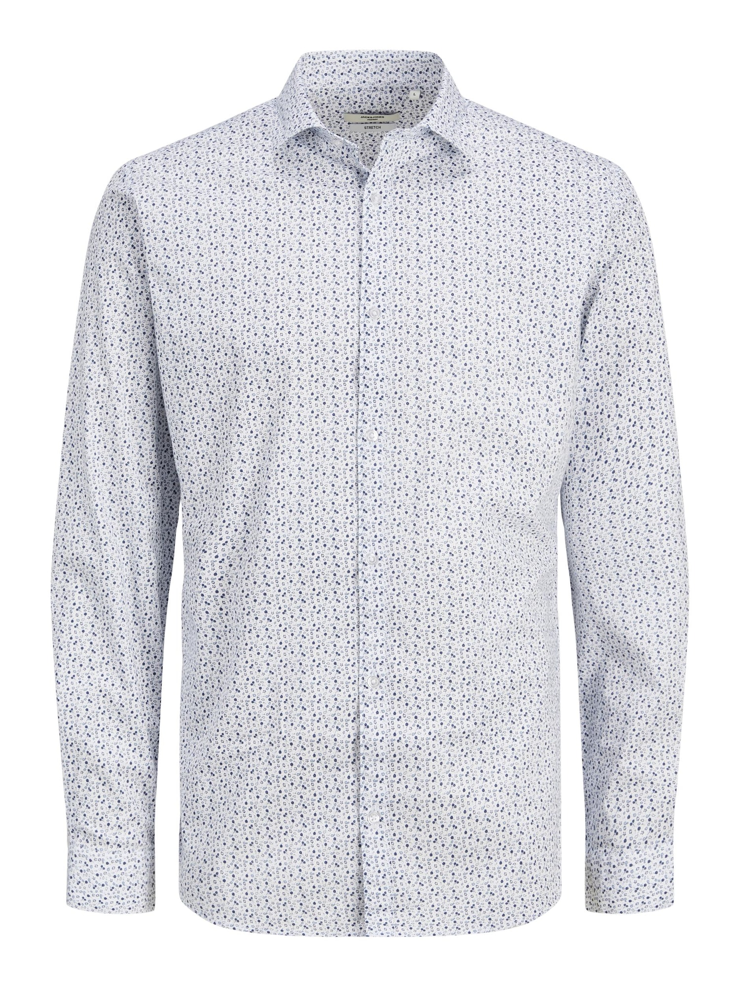 JACK & JONES Srajca 'BLACKPOOL'  mornarska / bela