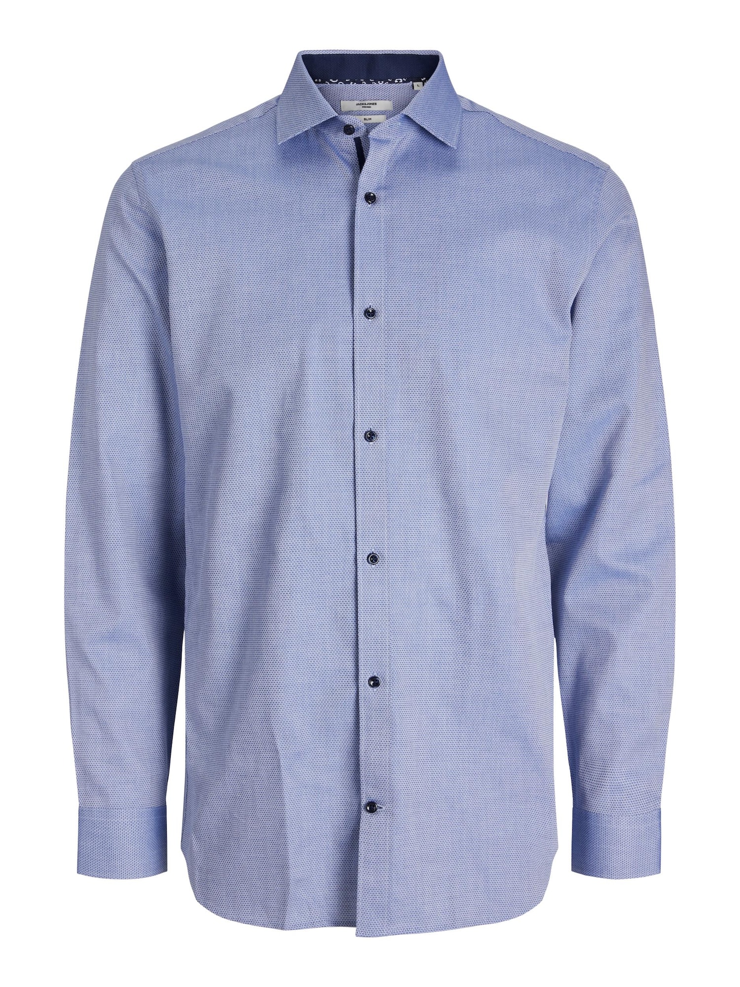 JACK & JONES Srajca 'ROYAL'  golobje modra / svetlo modra / bela