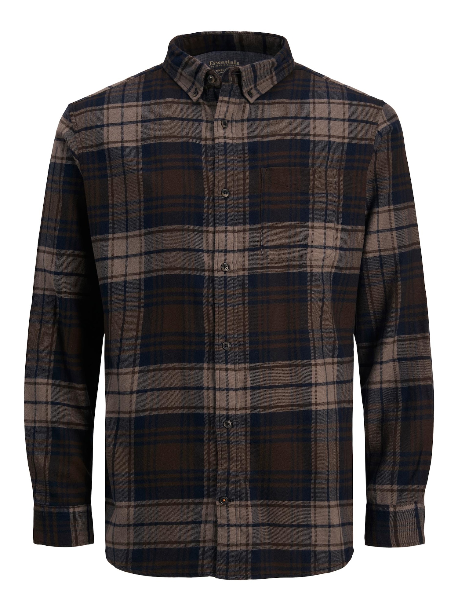 JACK & JONES Srajca  konjak / temno rjava