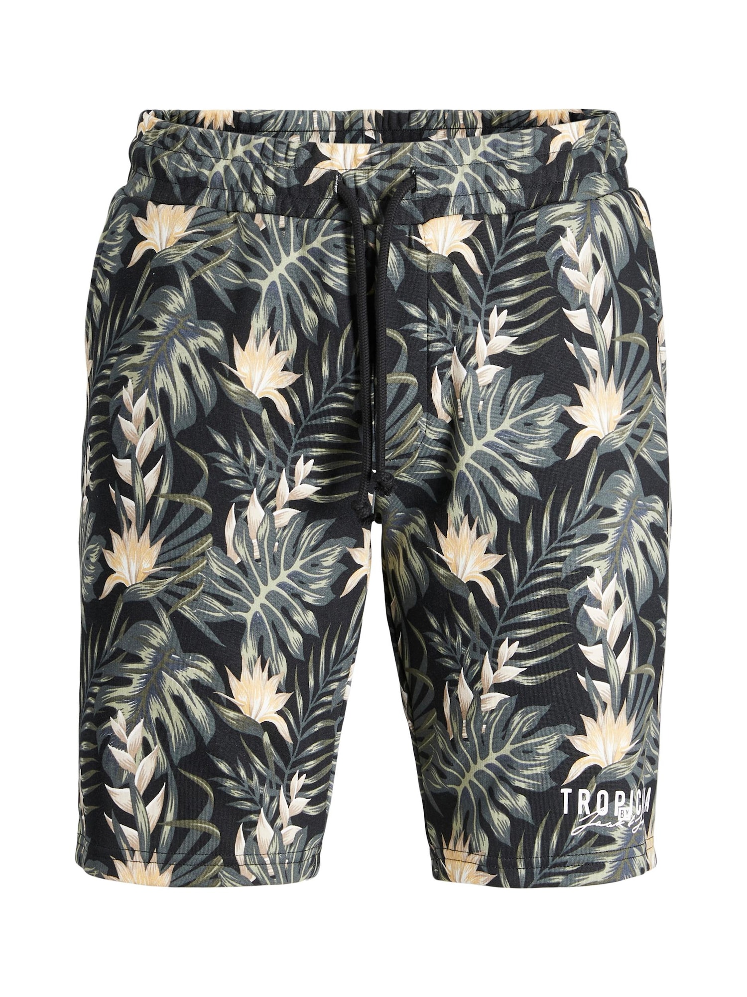 Jack & Jones Junior Hlače  rumena / temno zelena / črna / bela