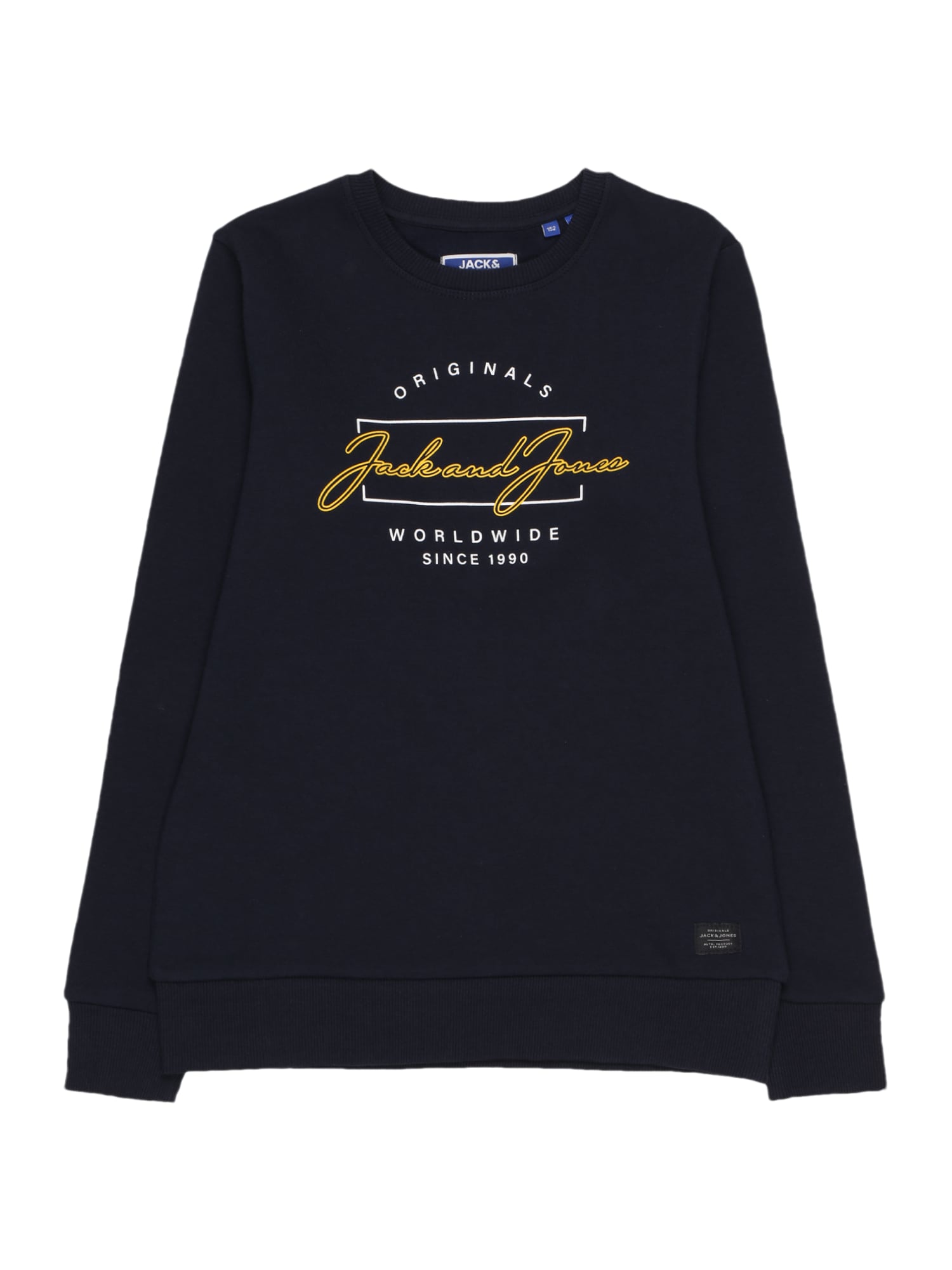 Jack & Jones Junior Majica 'ELDEN'  mornarska / rumena / bela