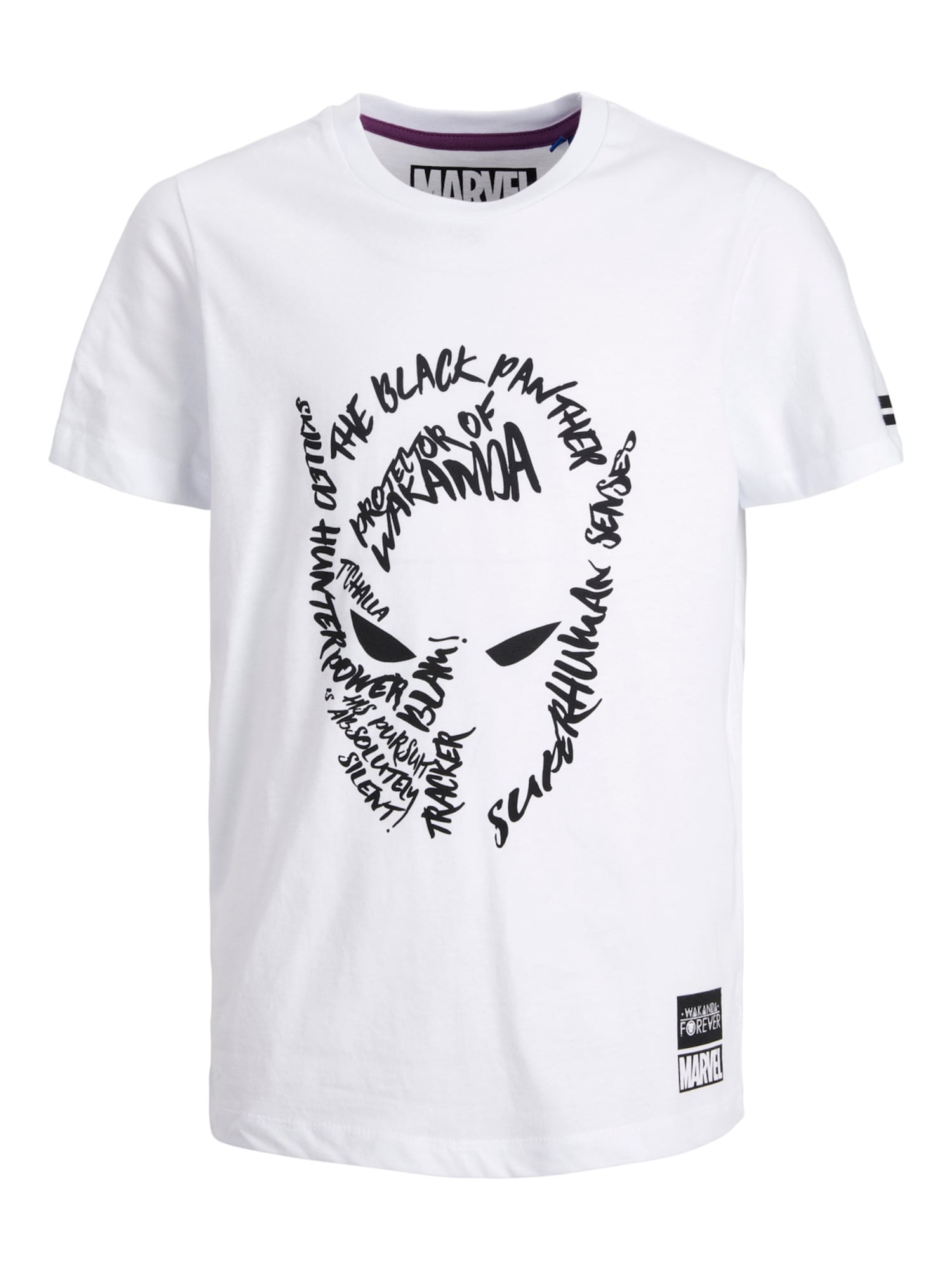 Jack & Jones Junior Majica 'KANDA'  črna / bela