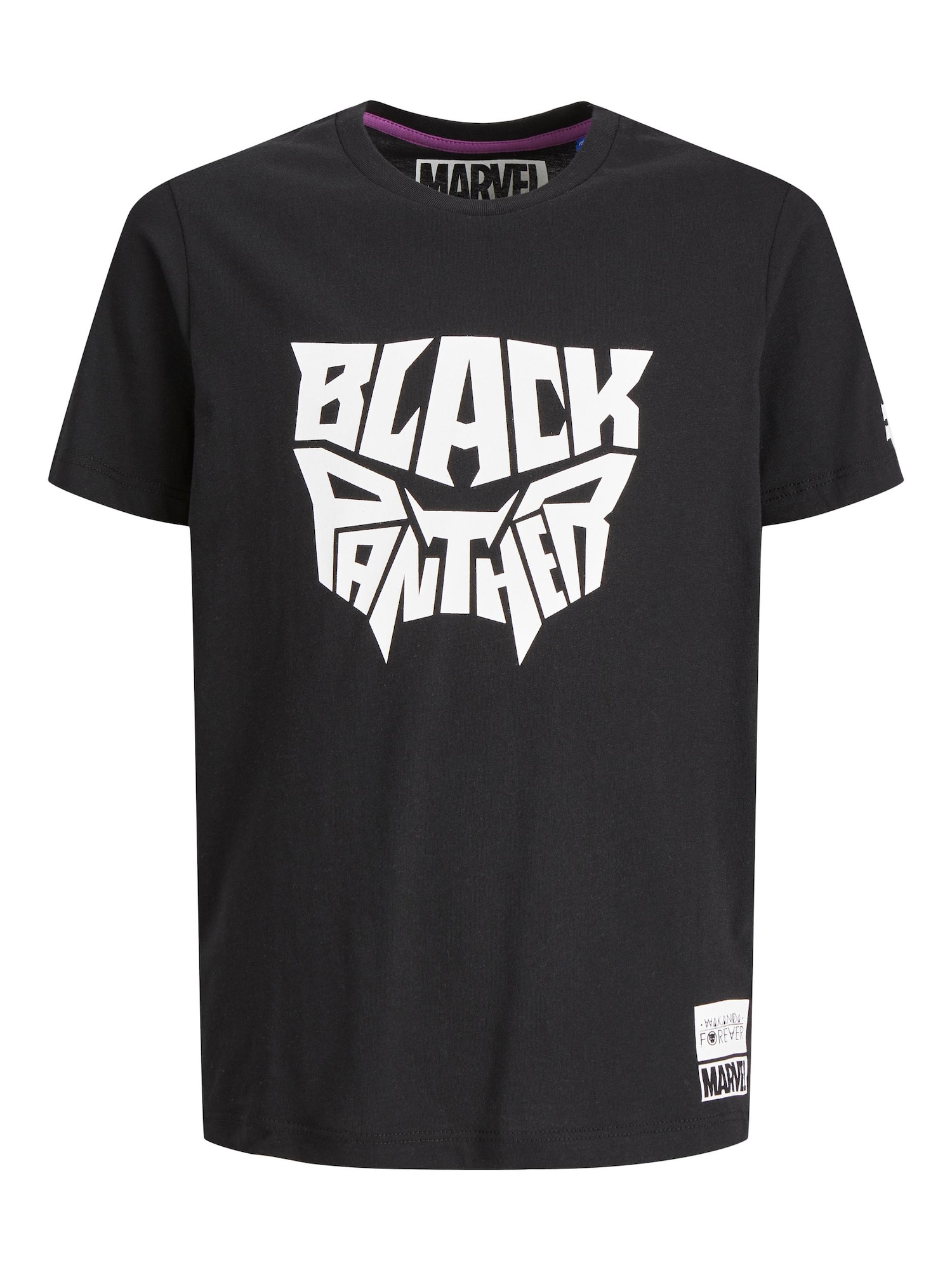 Jack & Jones Junior Majica 'Kanda'  črna / bela