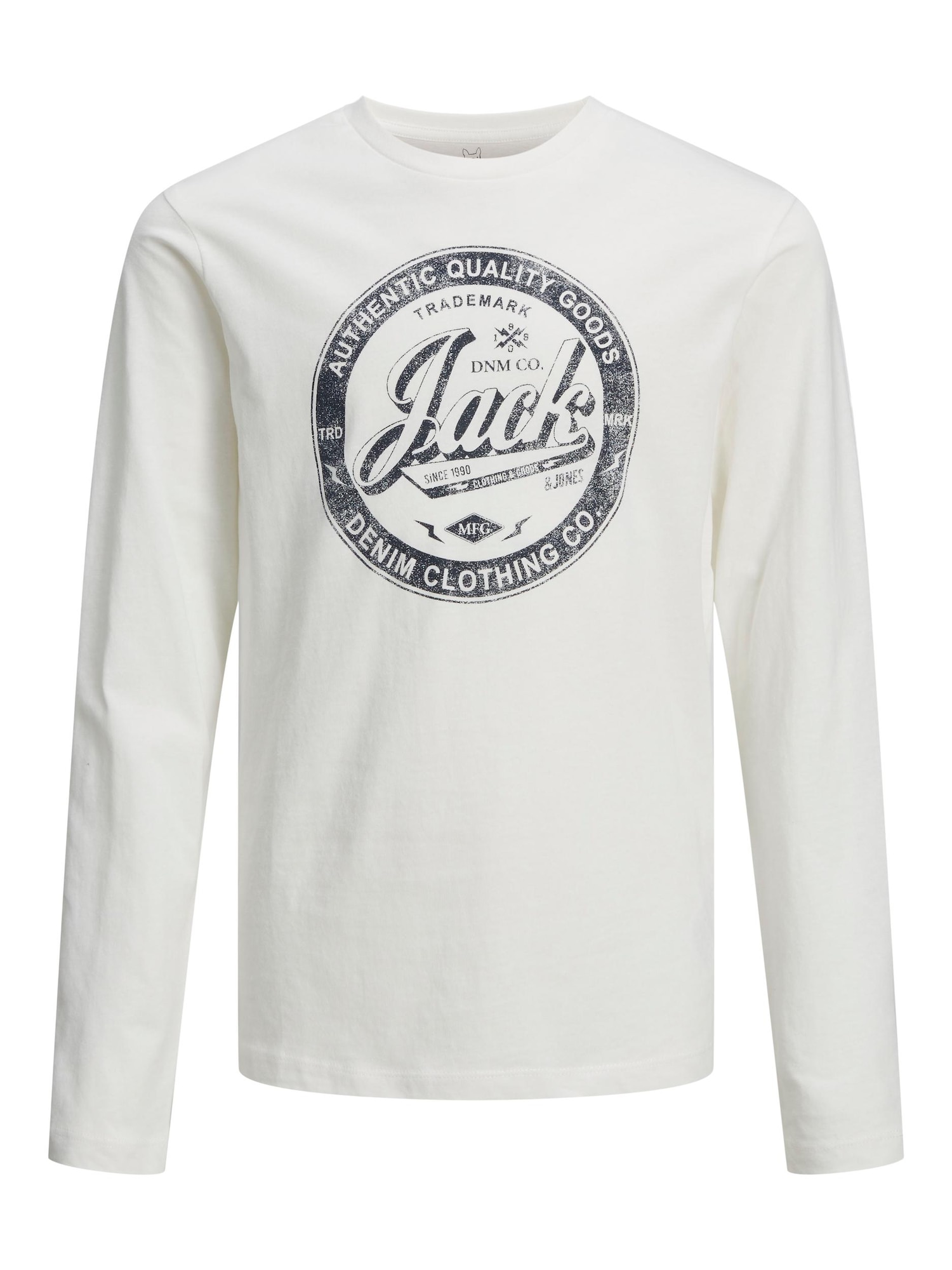 Jack & Jones Junior Majica  bazaltno siva / bela