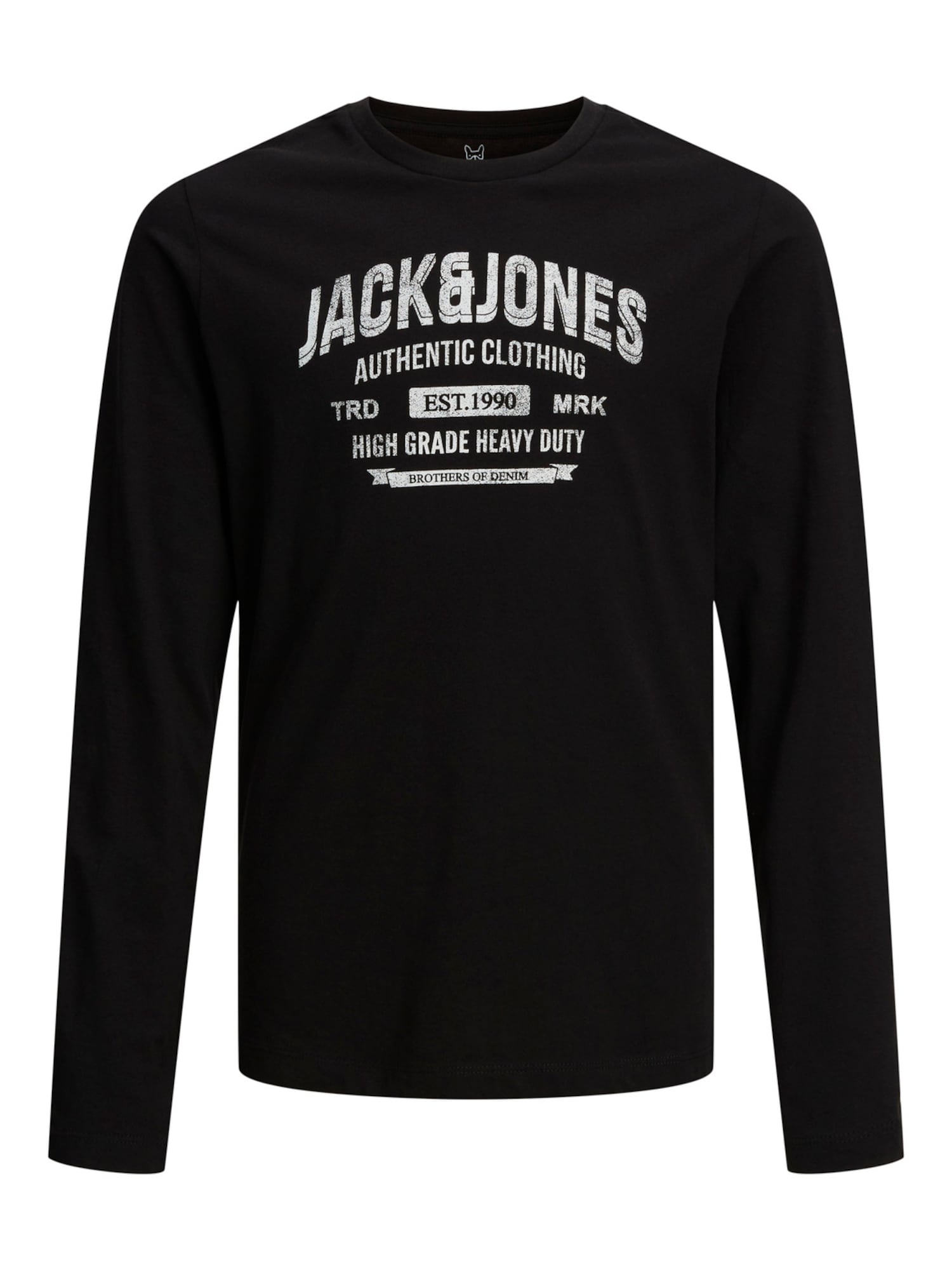 Jack & Jones Junior Majica  črna / bela