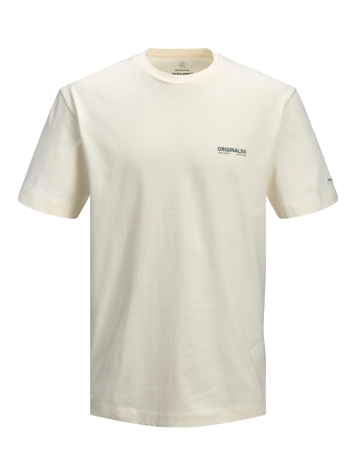 Jack & Jones Junior Majica  črna / bela