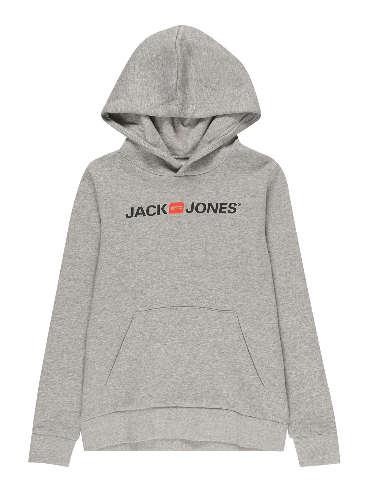 Jack & Jones Junior Majica  pegasto siva / rdeča / črna