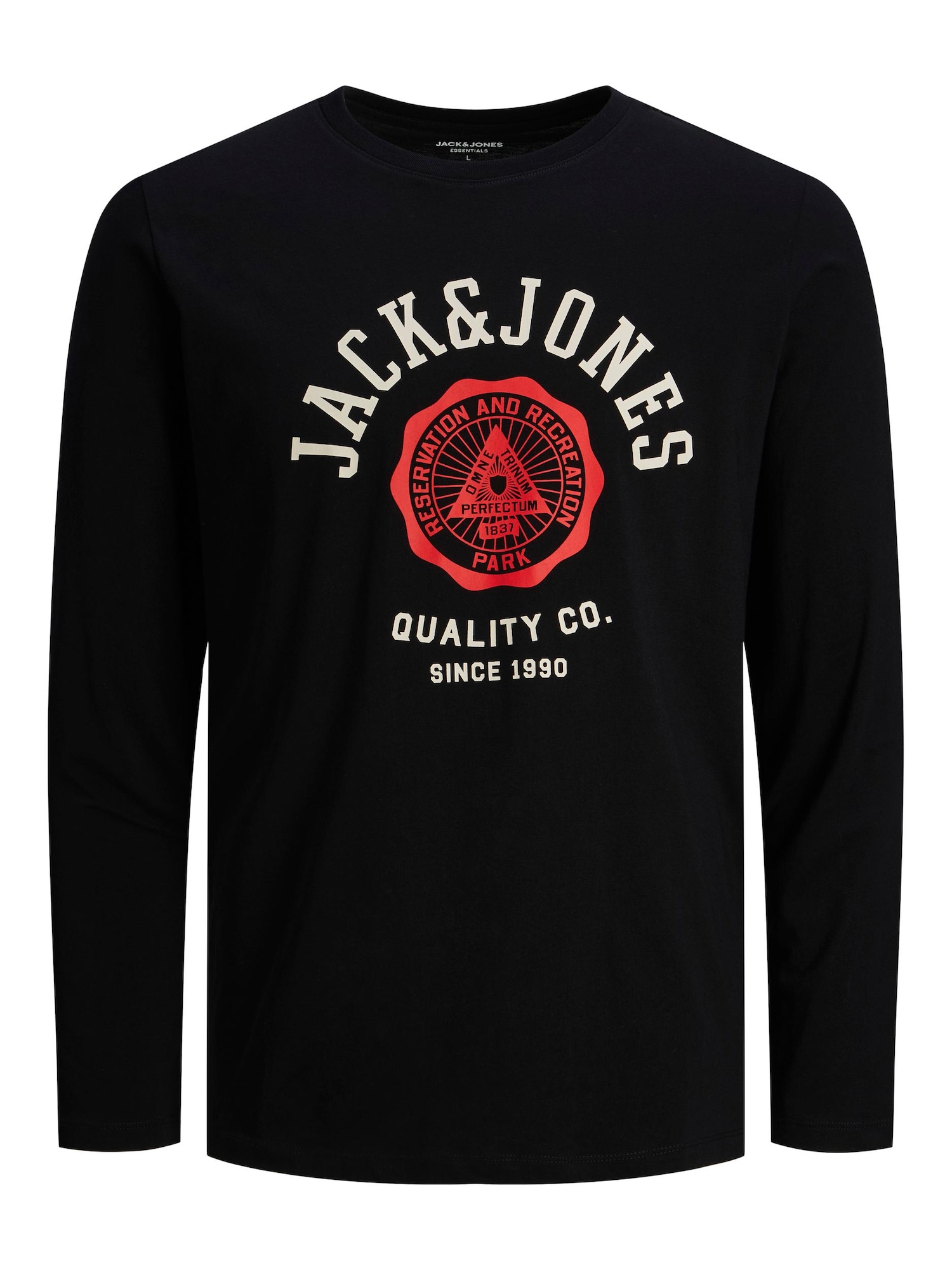 Jack & Jones Junior Majica  rdeča / črna / bela