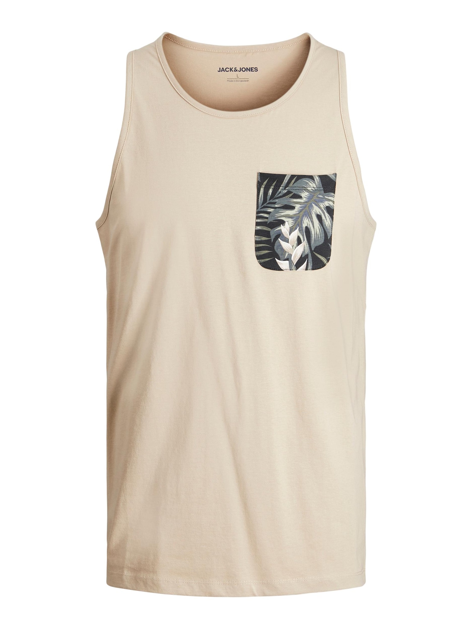 Jack & Jones Junior Majica  temno modra / siva / črna / bela