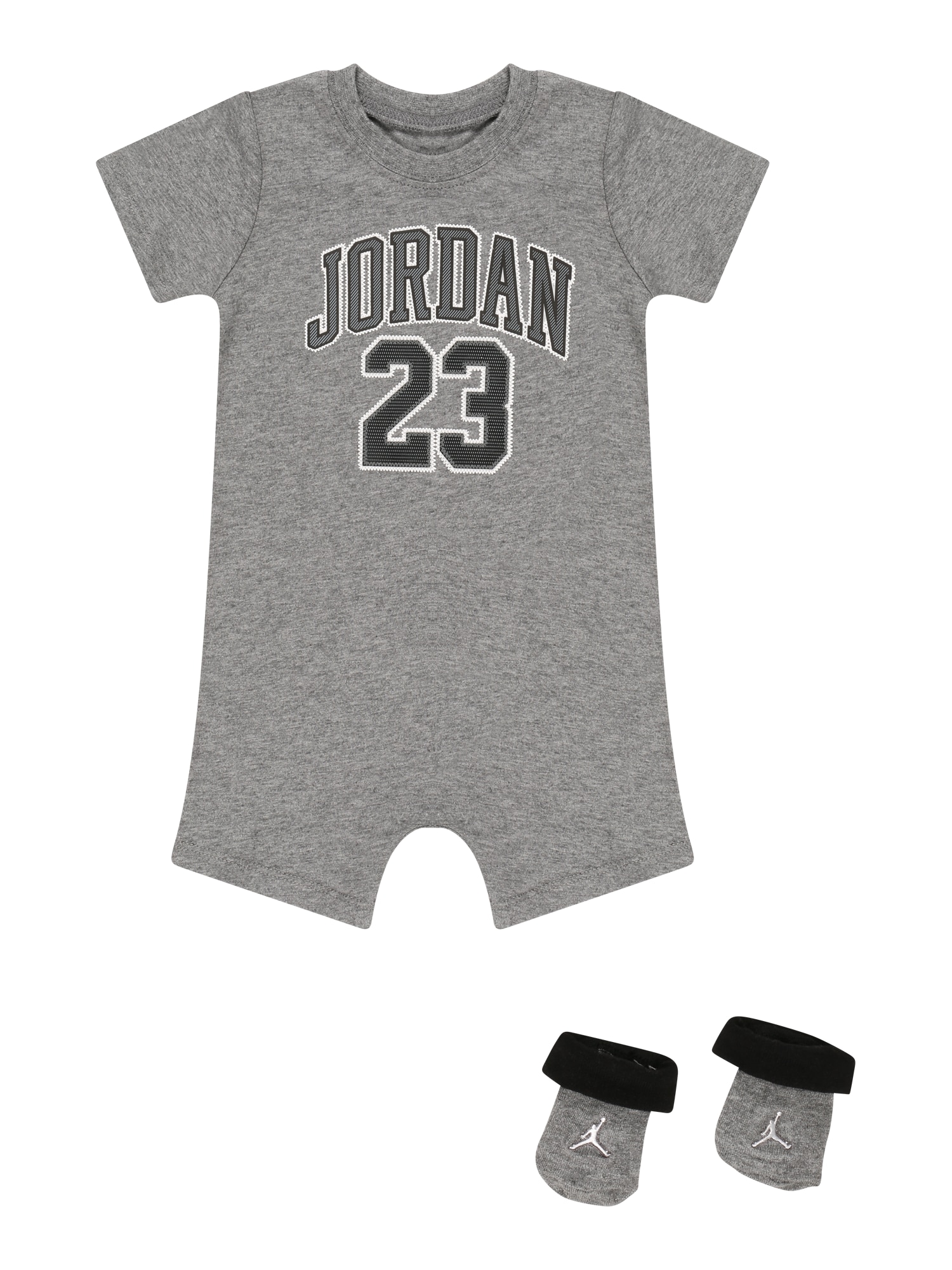Jordan Komplet  pegasto siva / črna / bela