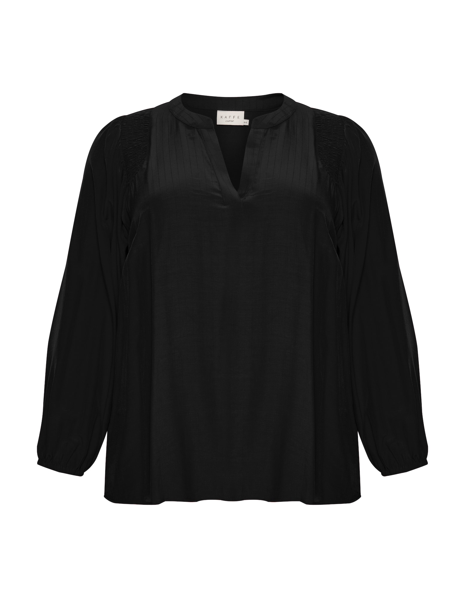 KAFFE CURVE Bluza  črna
