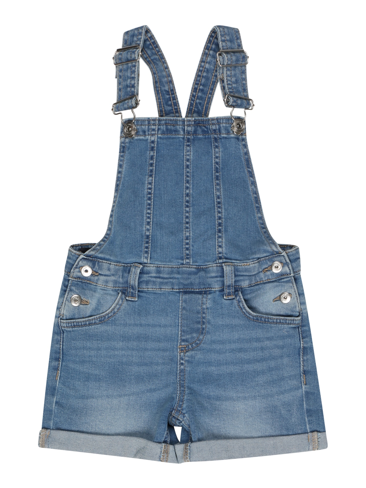KIDS ONLY Hlače z naramnicami 'Percy'  moder denim