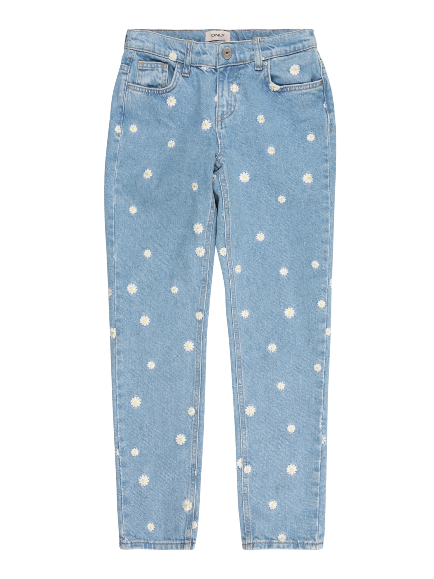 KIDS ONLY Kavbojke 'Jagger'  moder denim / rumena / bela