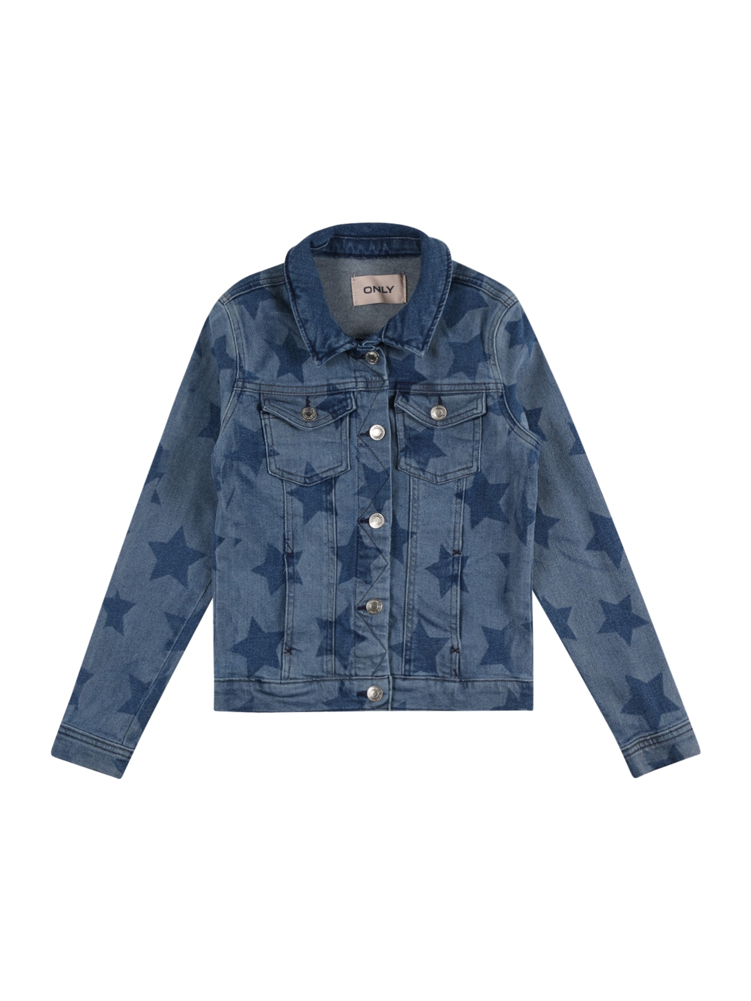 KIDS ONLY Prehodna jakna 'Sara'  modra / moder denim