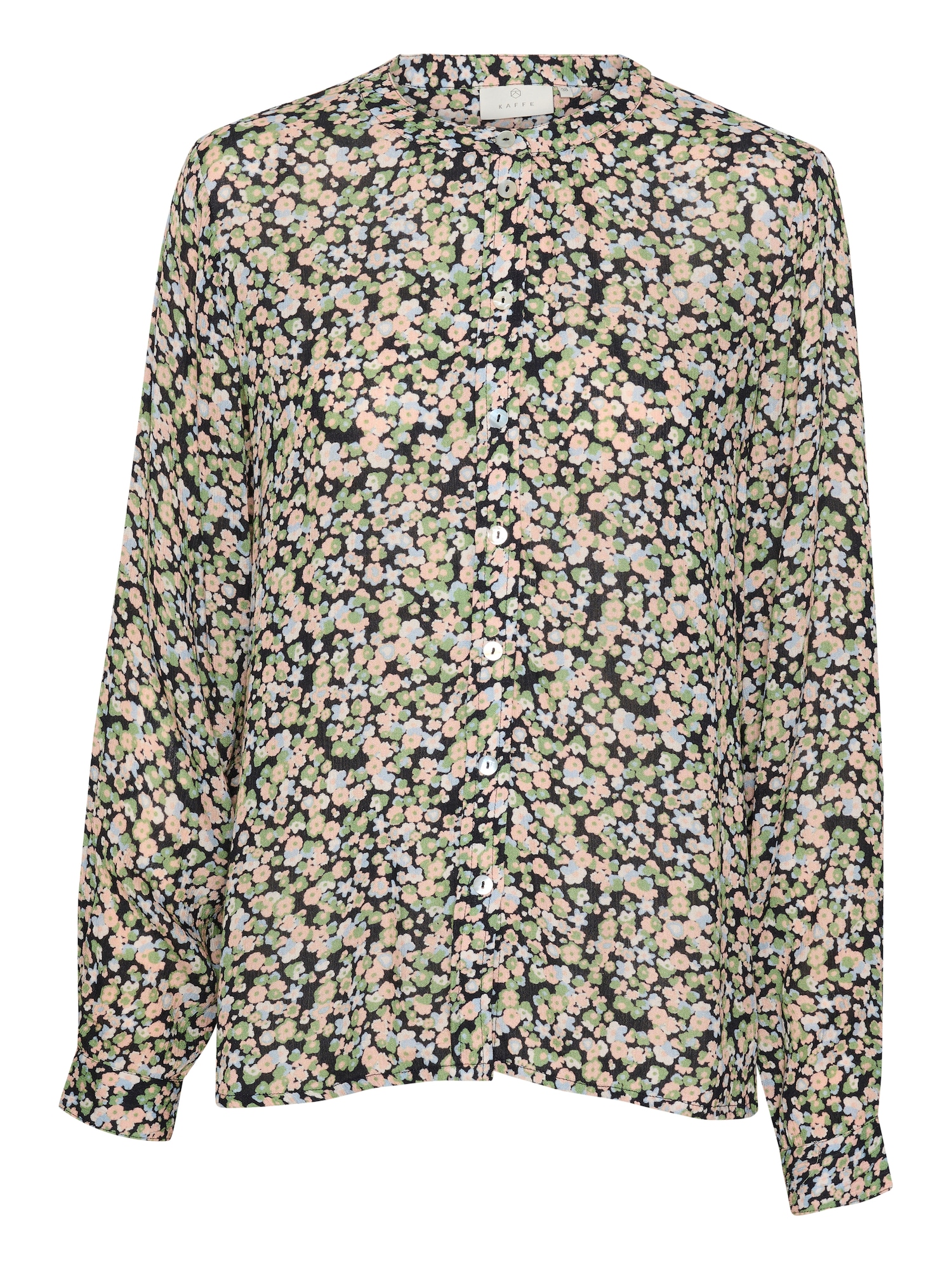Kaffe Bluza 'Jaden'  nočno modra / svetlo modra / breskev
