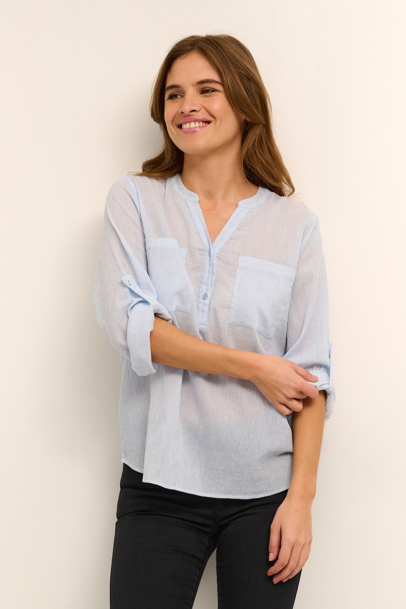 Kaffe Bluza 'Vivian'  svetlo modra