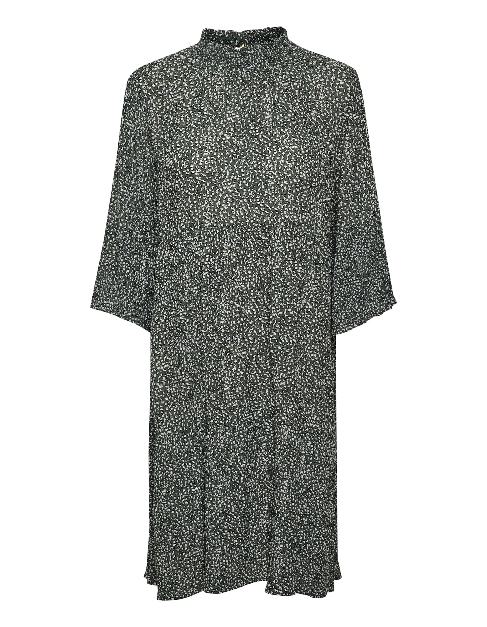 Kaffe Obleka 'Hera'  kaki / črna / bela
