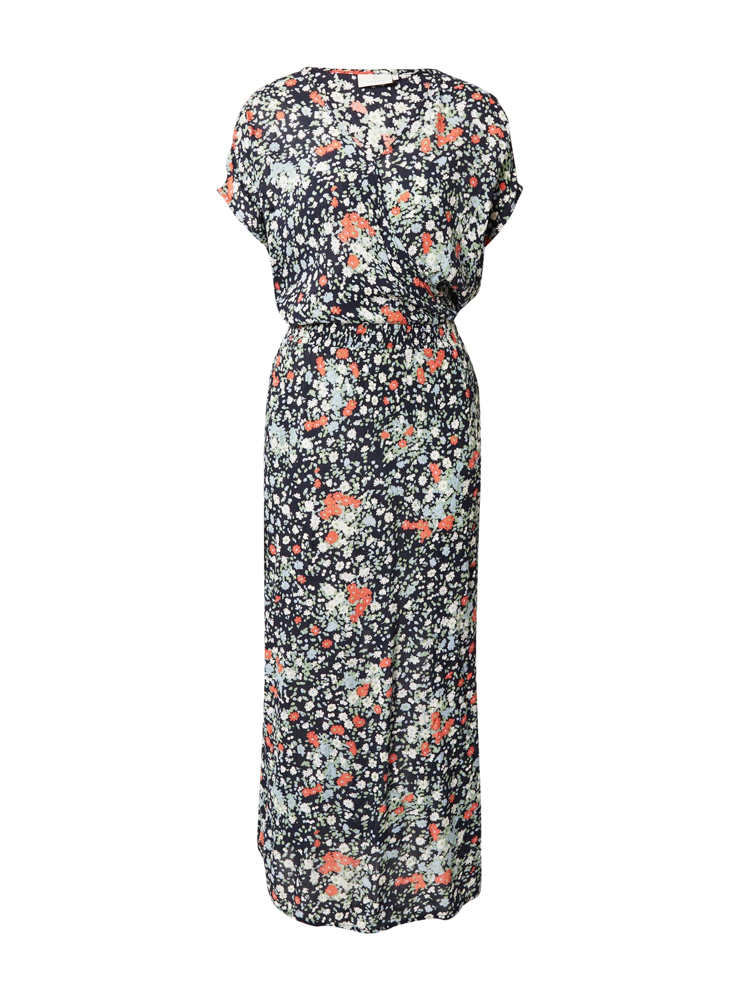 Kaffe Obleka 'Jennifer'  mornarska / pastelno zelena / oranžna / bela