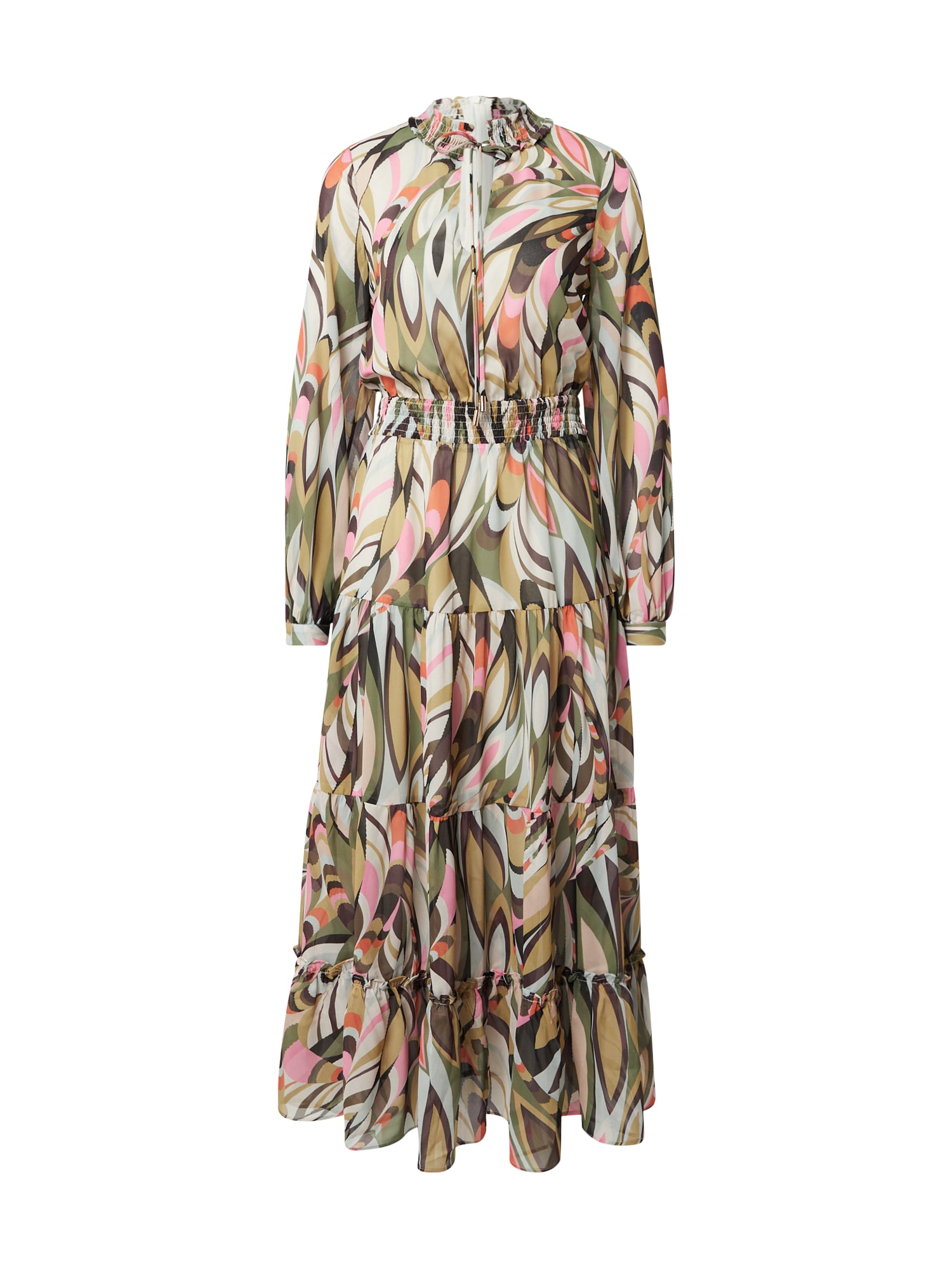 Karen Millen Dolga srajca 'Kaleidoscope'  mešane barve / korala