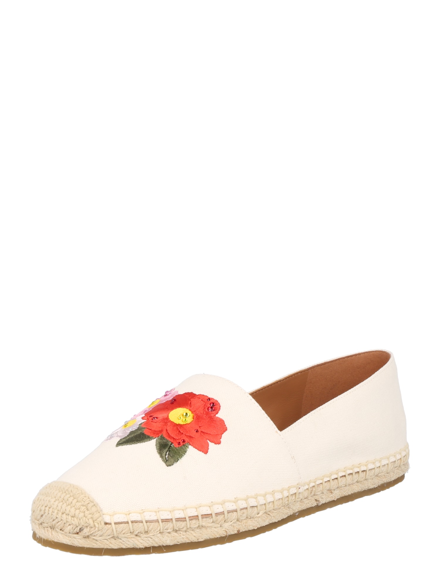 Kate Spade Espadrile 'DAHLIA'  kremna / rumena / temno zelena / roza / ognjeno rdeča