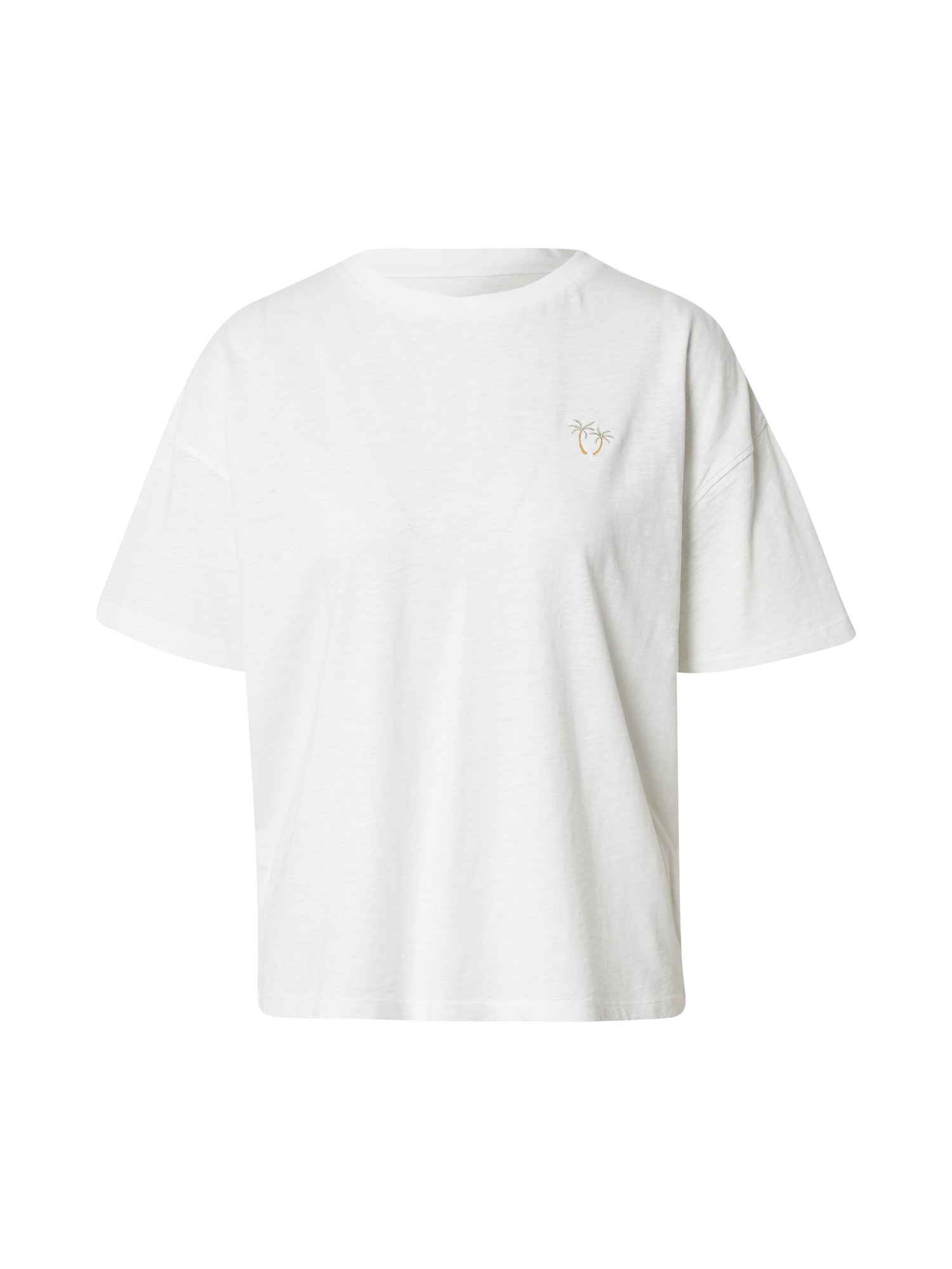 KnowledgeCotton Apparel Majica  kari / zelena / bela