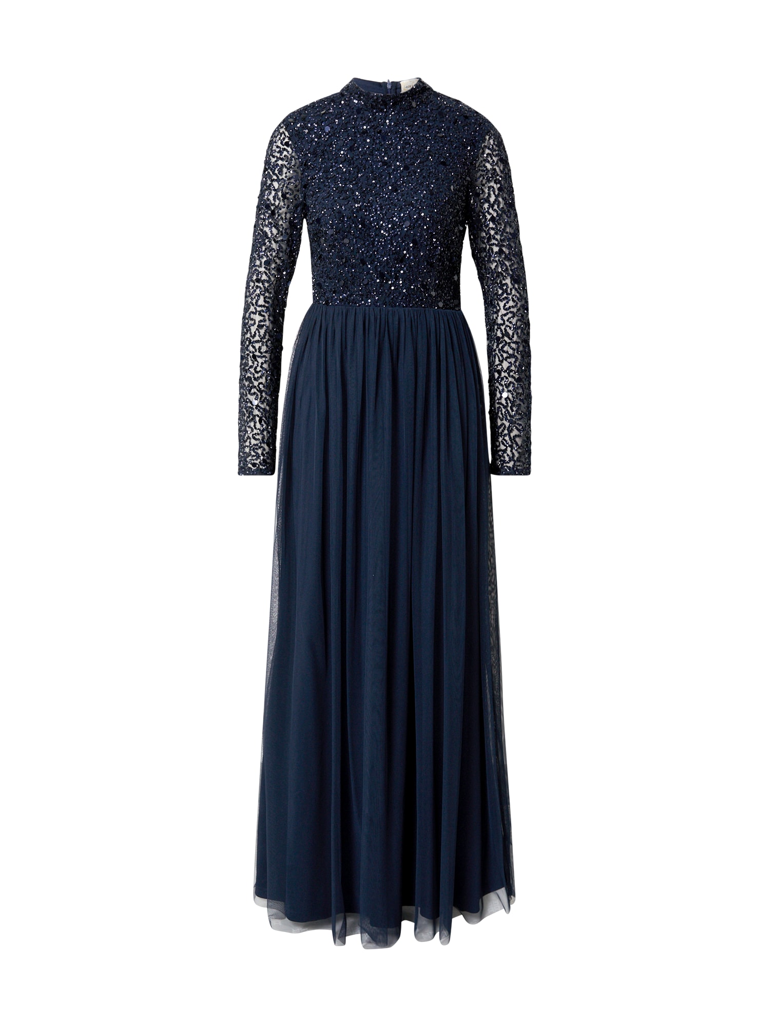 LACE & BEADS Večerna obleka 'Margeritta'  temno modra