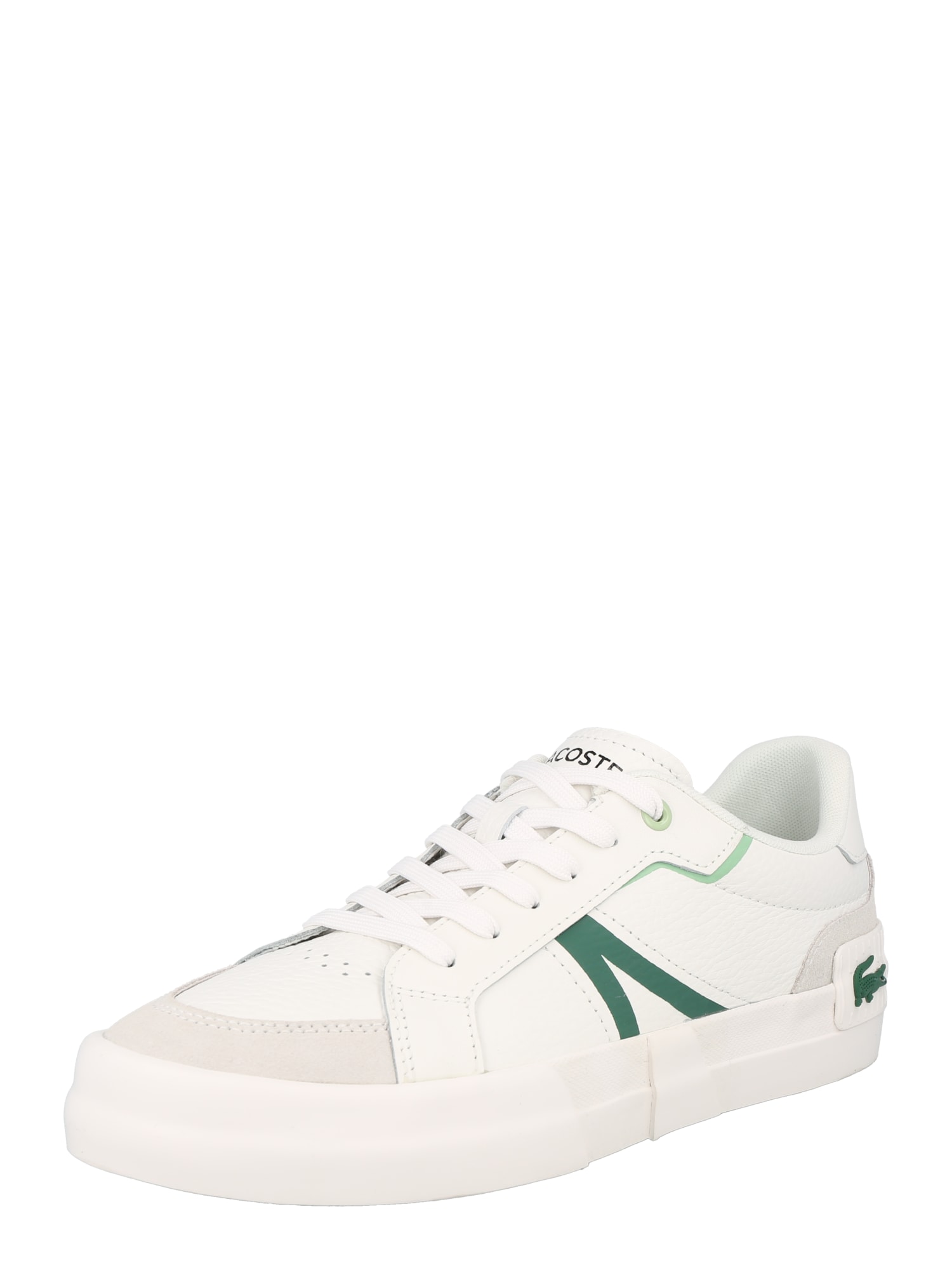 LACOSTE Nizke superge  travnato zelena / bela / off-bela