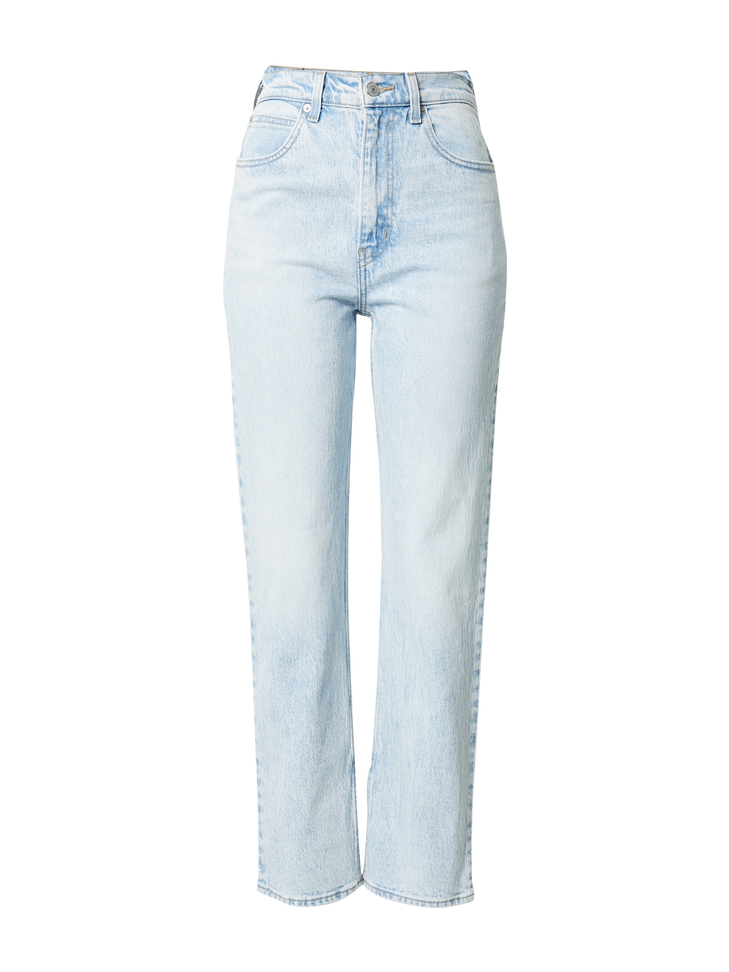 LEVI'S Kavbojke '70S HIGH SLIM STR SLIT'  moder denim