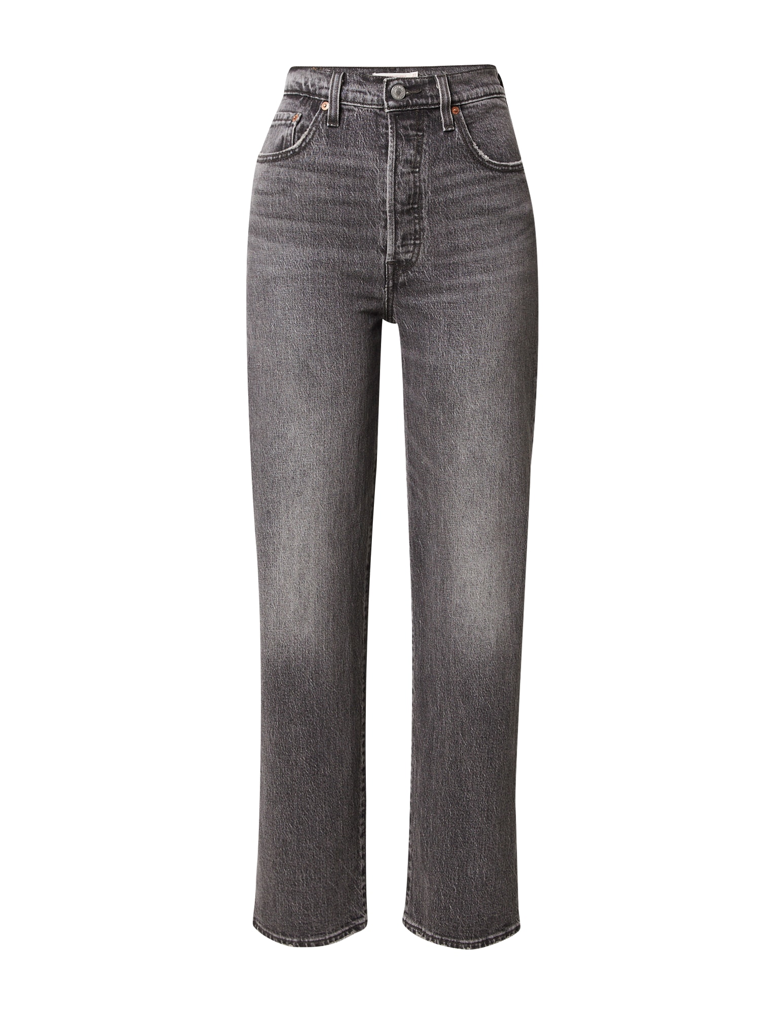 LEVI'S Kavbojke 'RIBCAGE'  črn denim