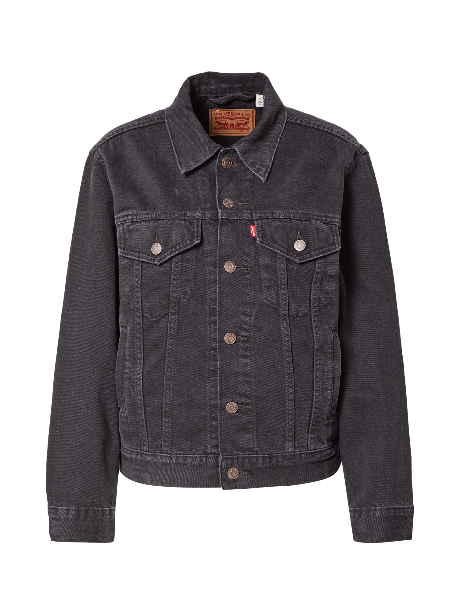 LEVI'S Prehodna jakna  črn denim