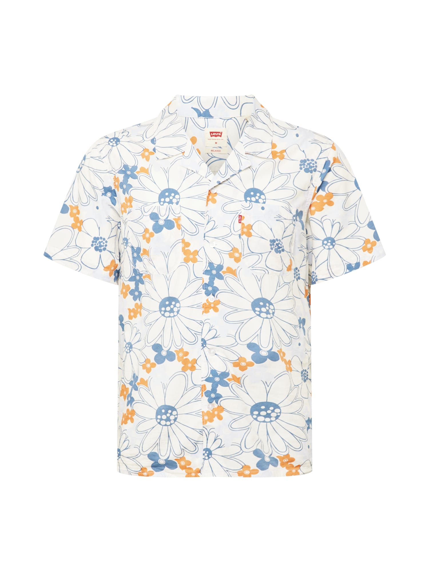 LEVI'S Srajca 'CAMPER'  kraljevo modra / žafran / bela
