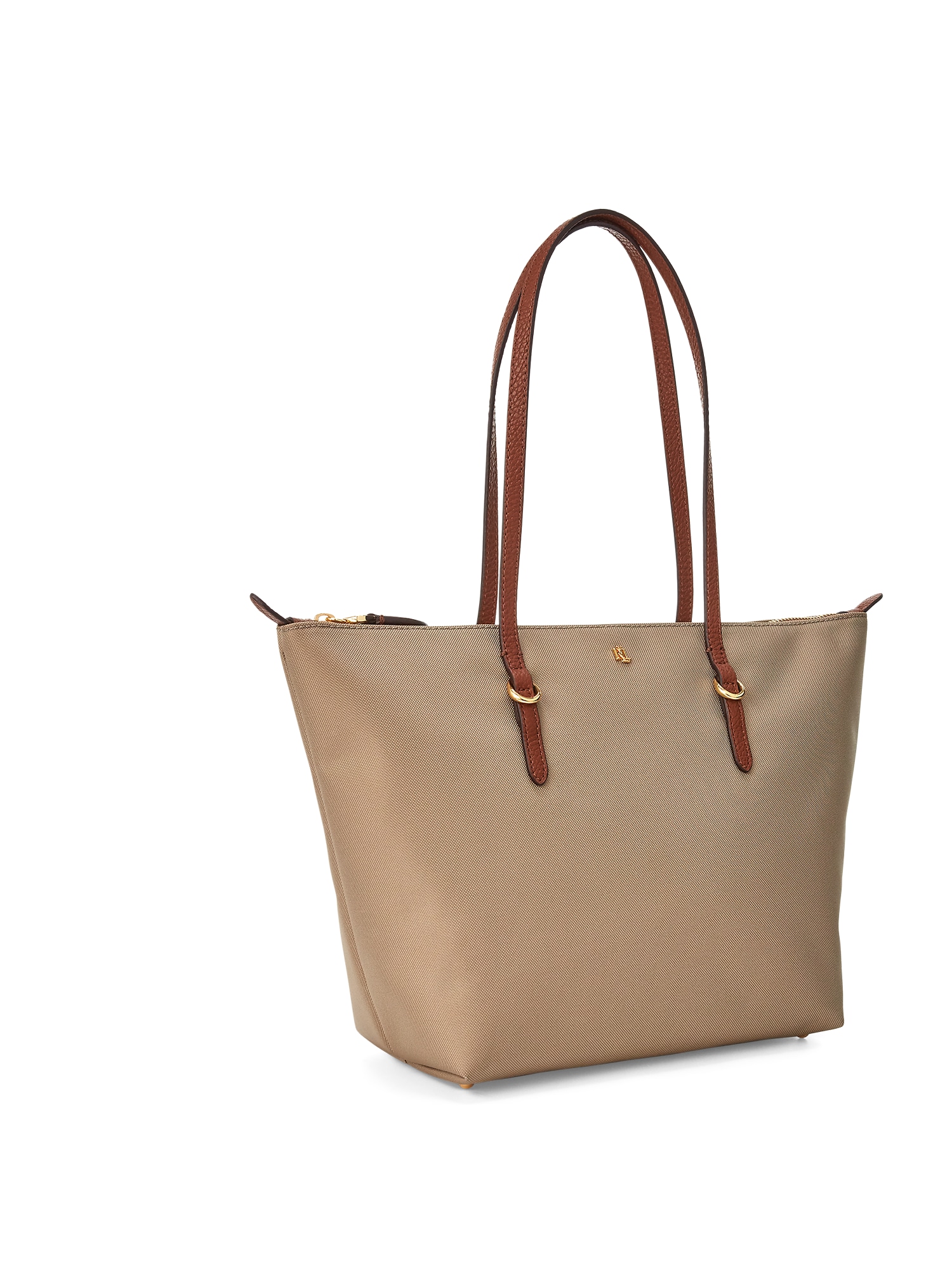 Lauren Ralph Lauren Nakupovalna torba 'KEATON'  bež / karamel / zlata