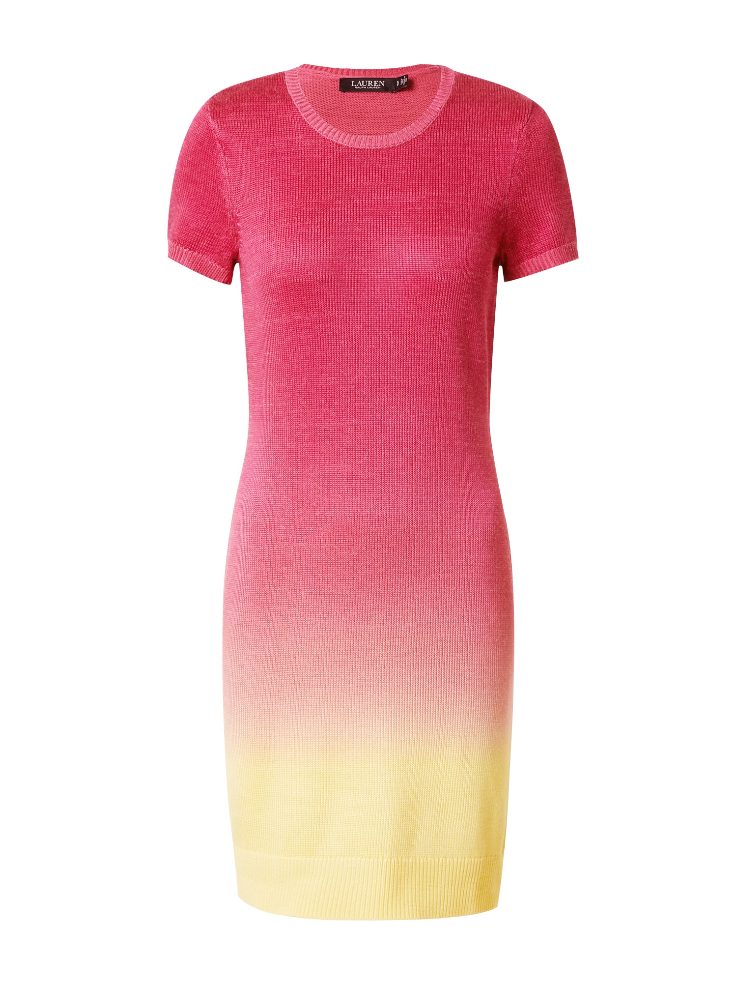 Lauren Ralph Lauren Pletena obleka 'TEVIDA'  rumena / oranžna / roza
