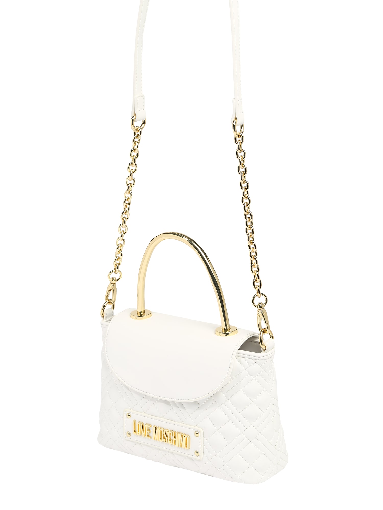Love Moschino Ročna torbica  zlata / bela