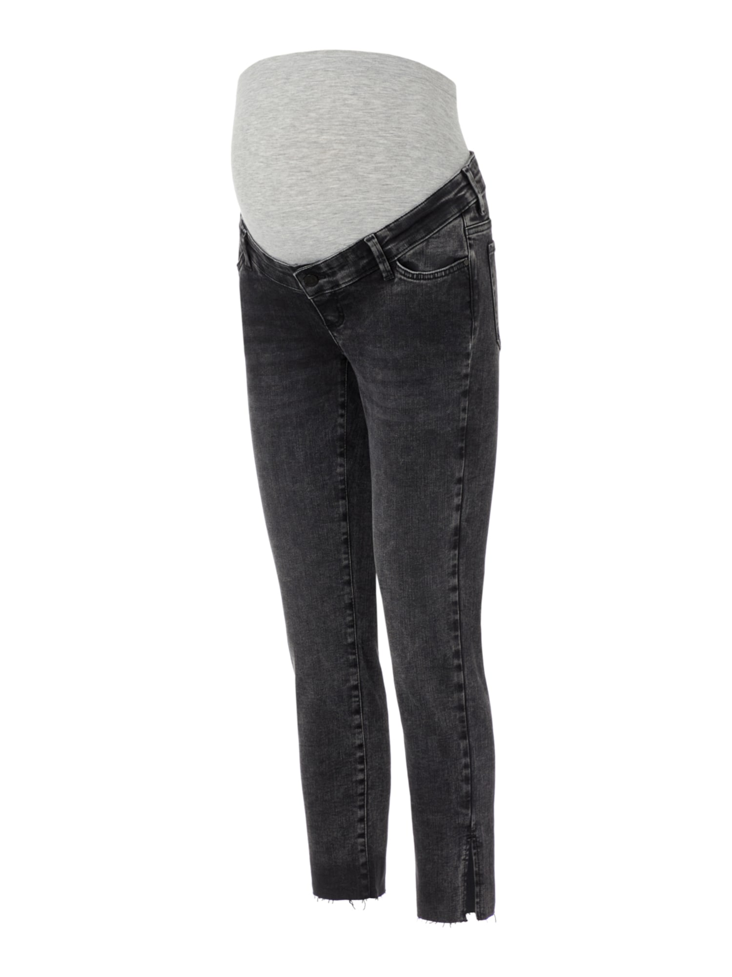 MAMALICIOUS Kavbojke 'Sitka'  siva / črn denim