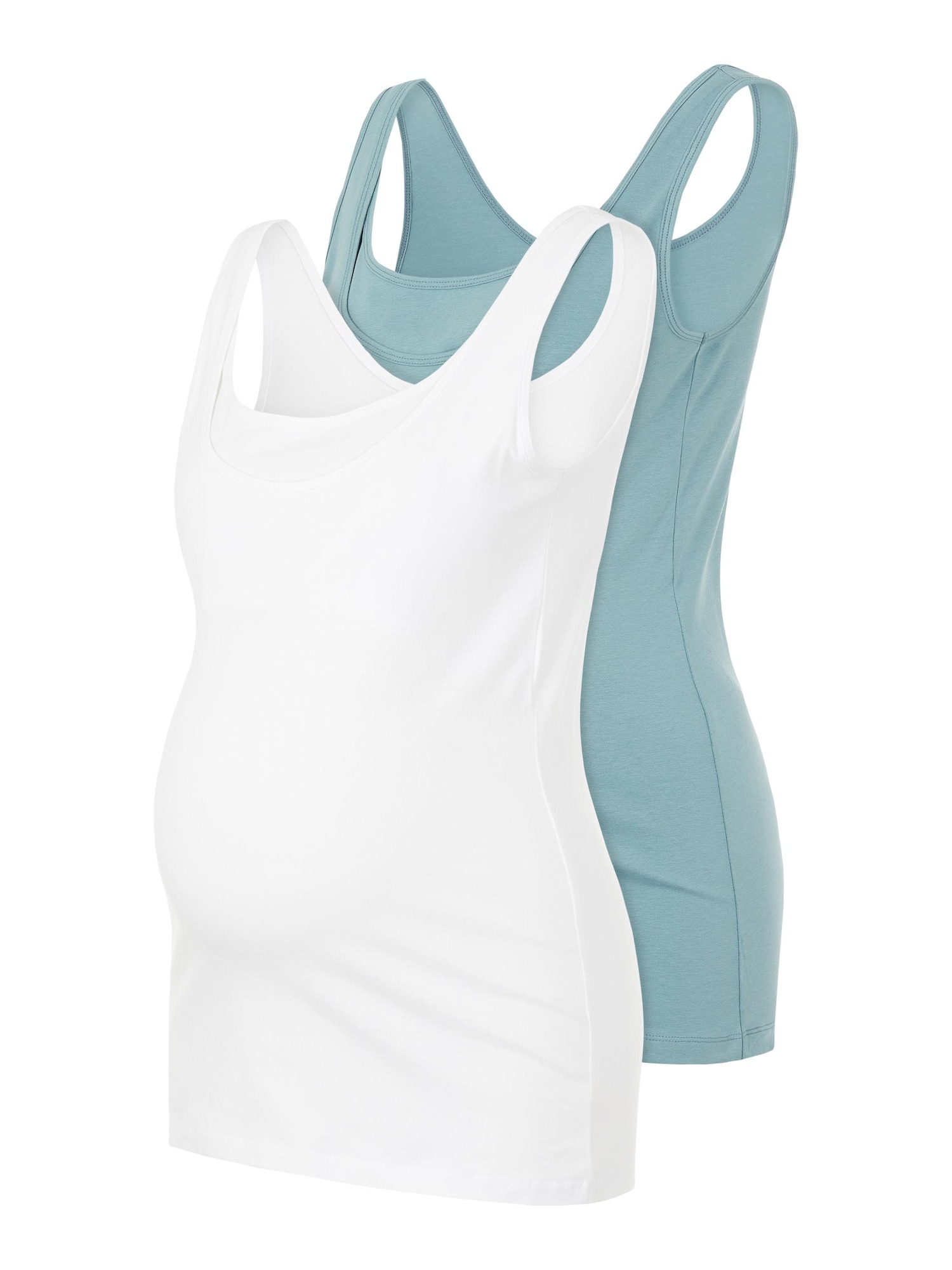 MAMALICIOUS Top 'Kerrie Nell'  turkizna / bela