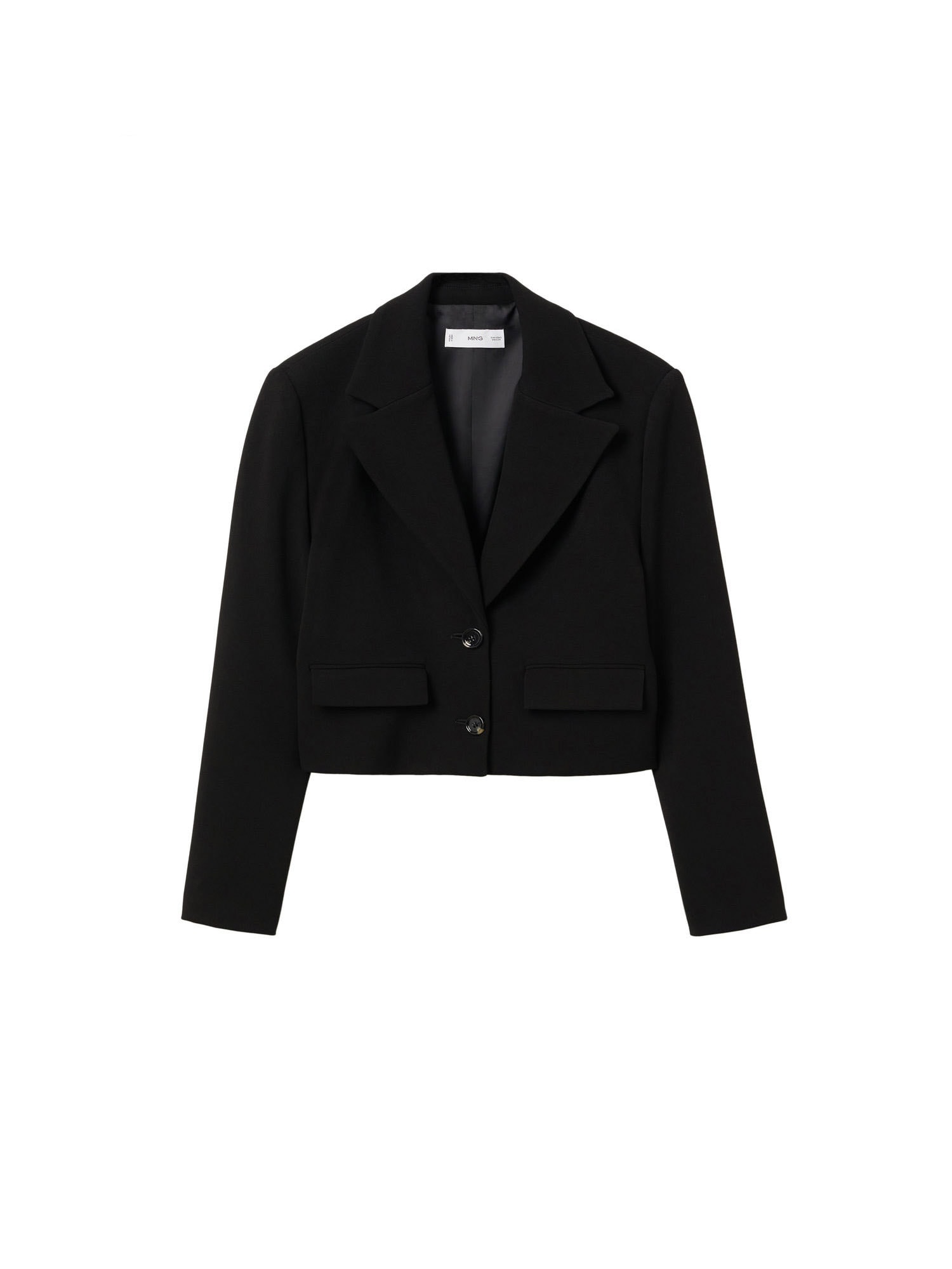 MANGO Blazer 'BOTONI'  črna